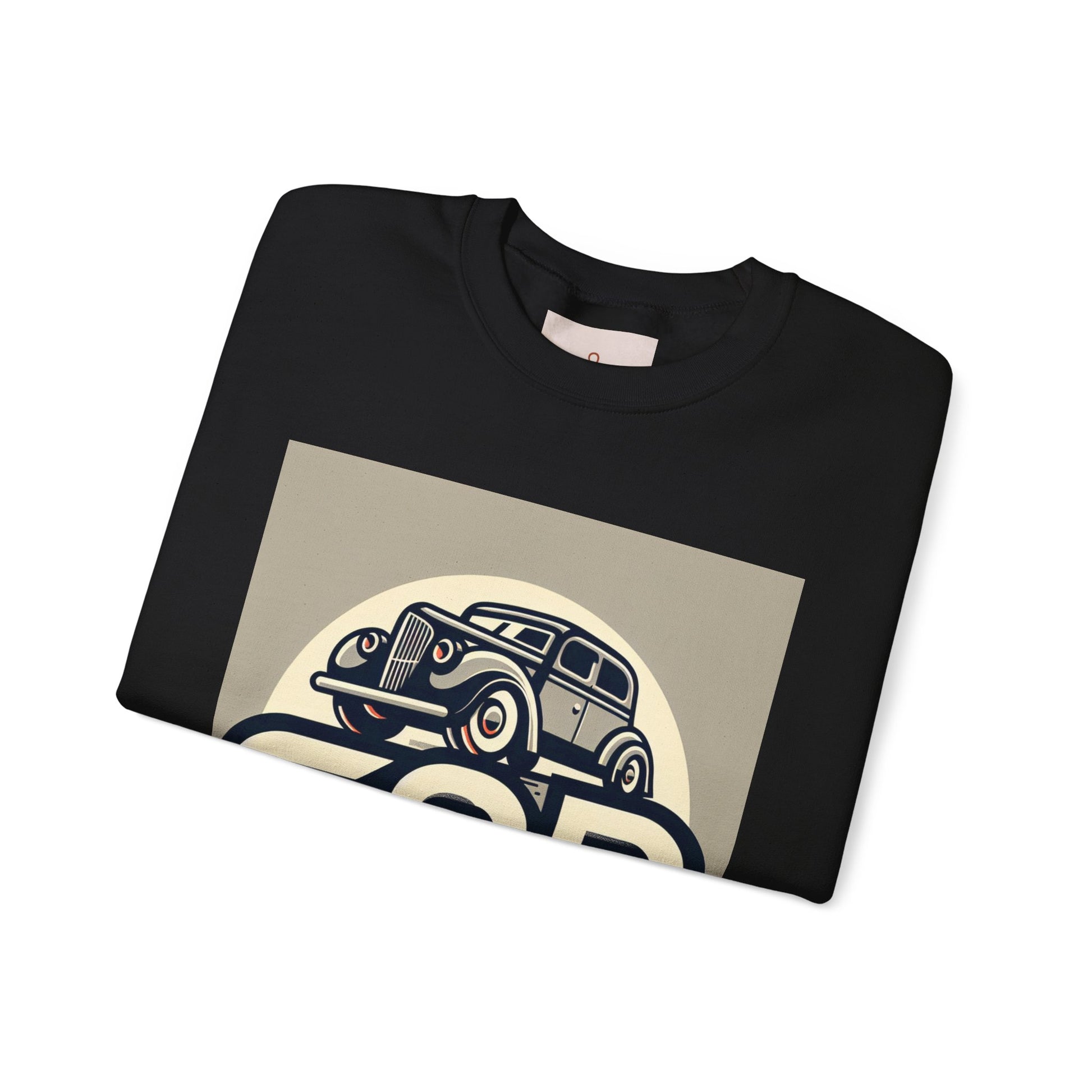 Vintage Car Graphic Crewneck Sweatshirt