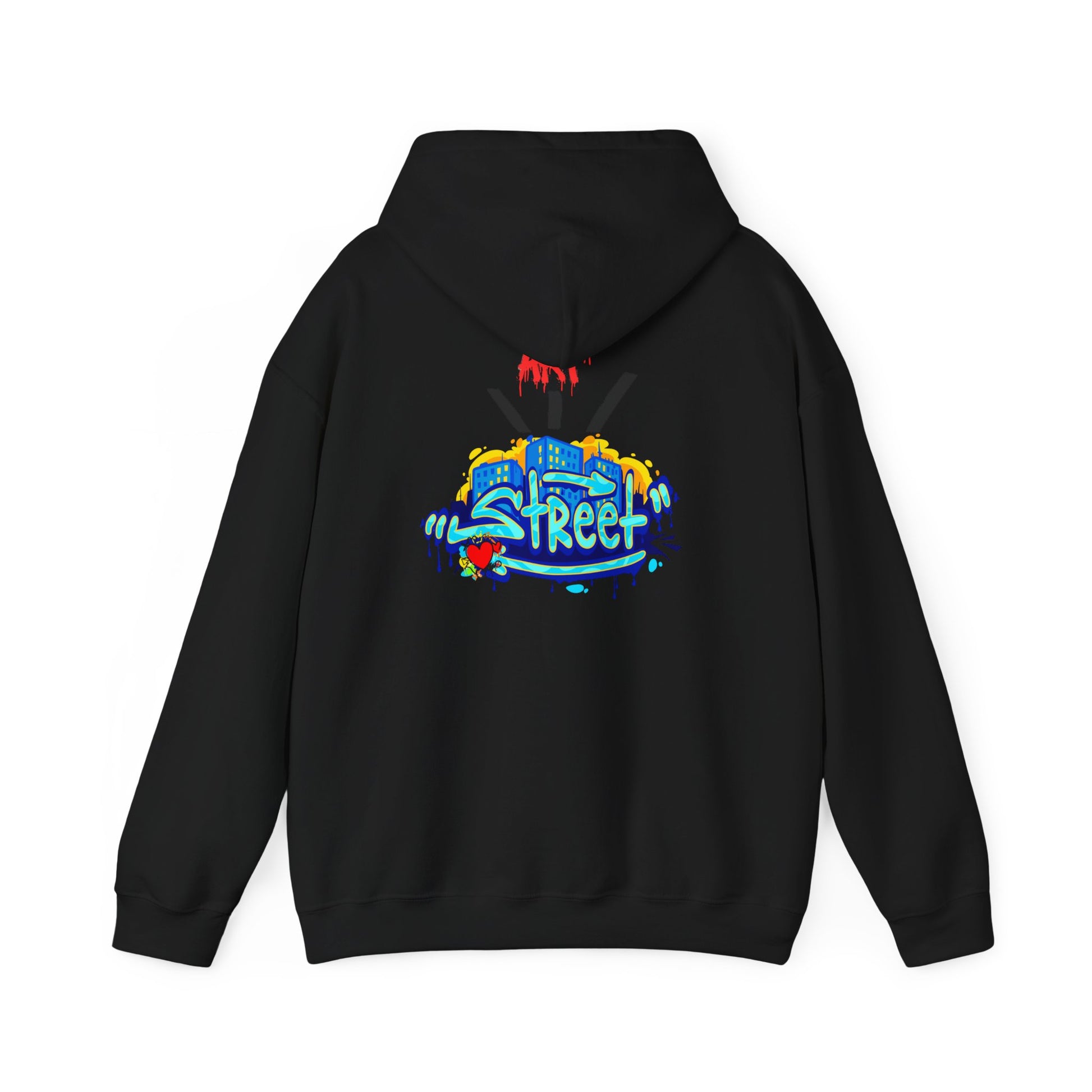Street Art Inspired Unisex Hoodie, Cool Urban Clothing, Graffiti Sweatshirt