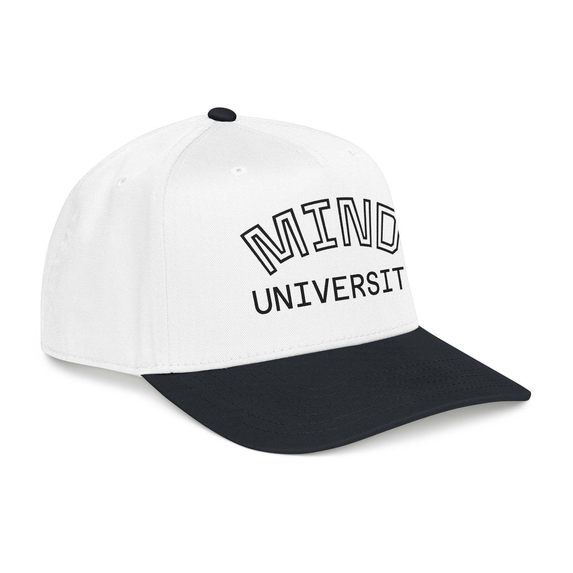 Mind University Baseball Cap — Two-Tone Embroidered College-Style Hat