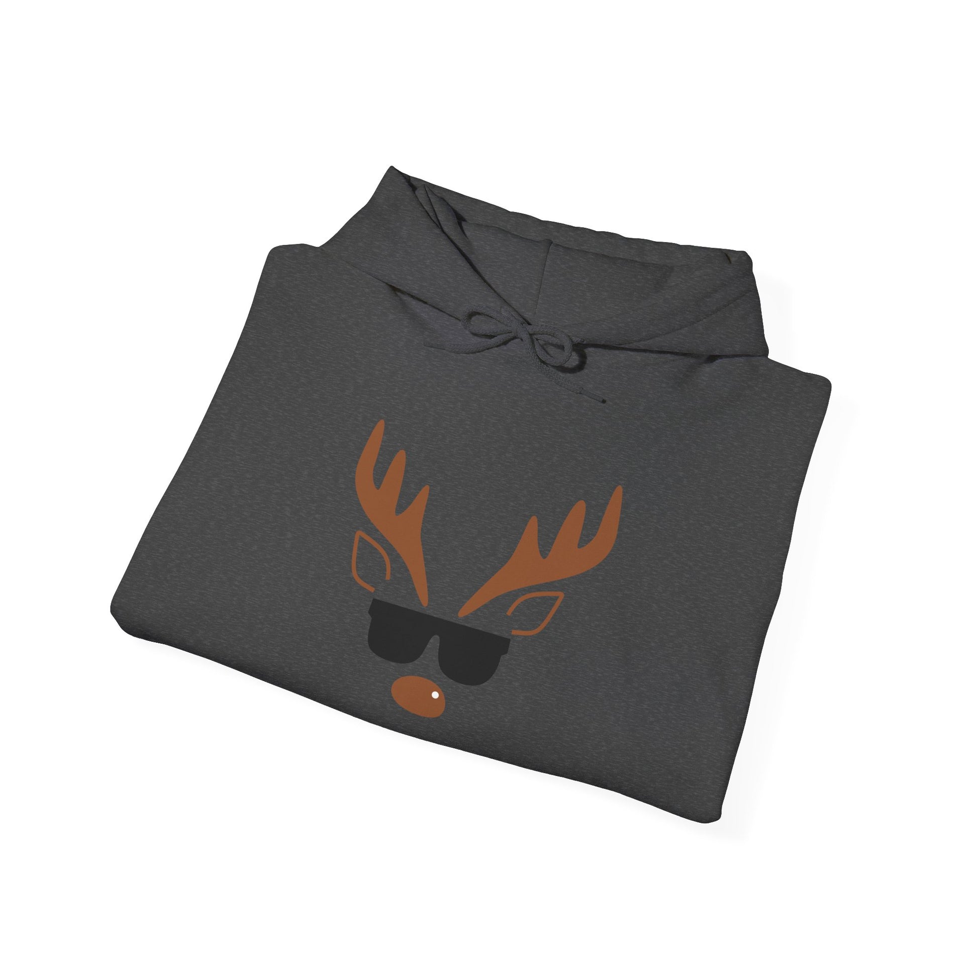 Cool Reindeer Sunglasses Hoodie