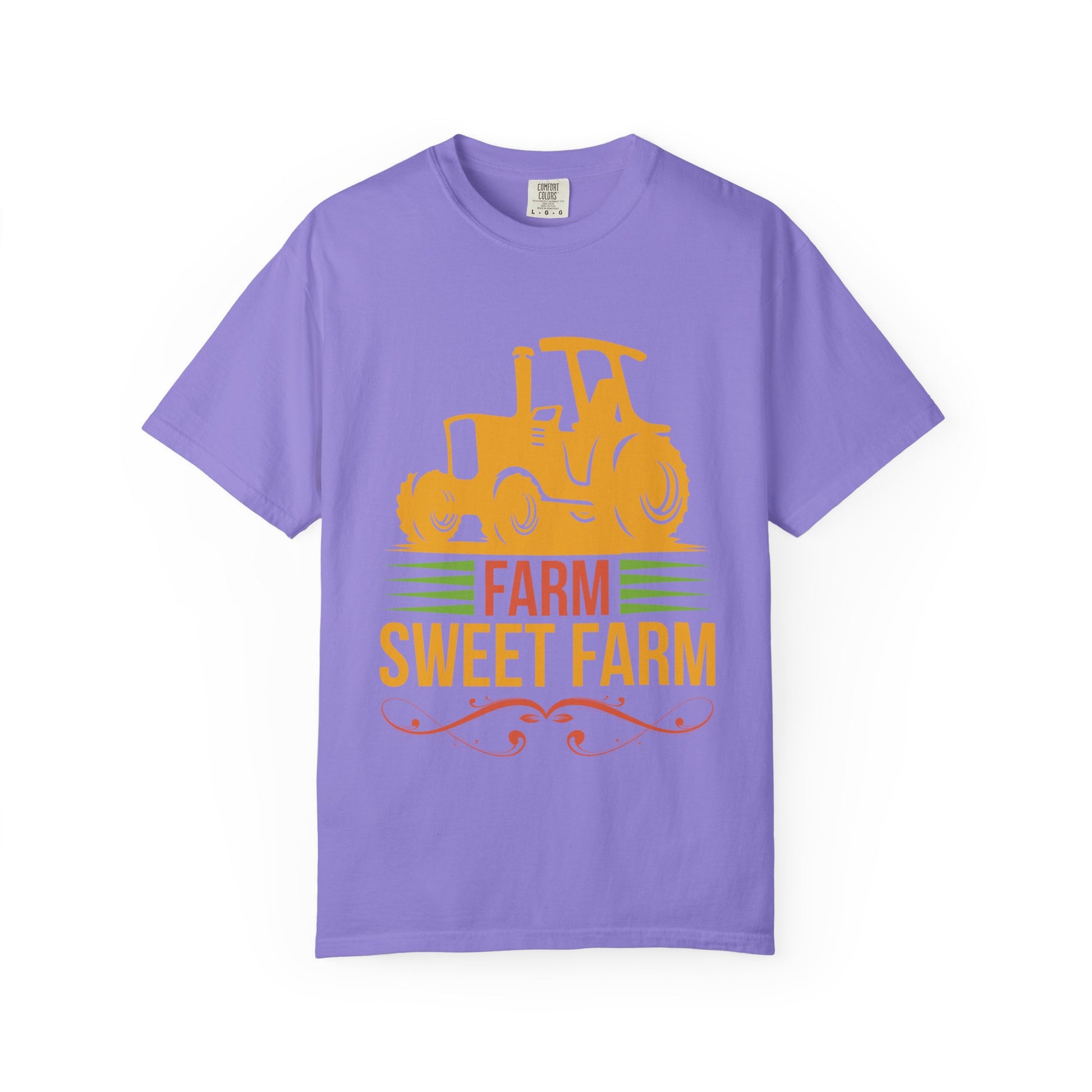 Farm Sweet Farm T-Shirt — Vintage Tractor Tee for Farmers & Country Lovers