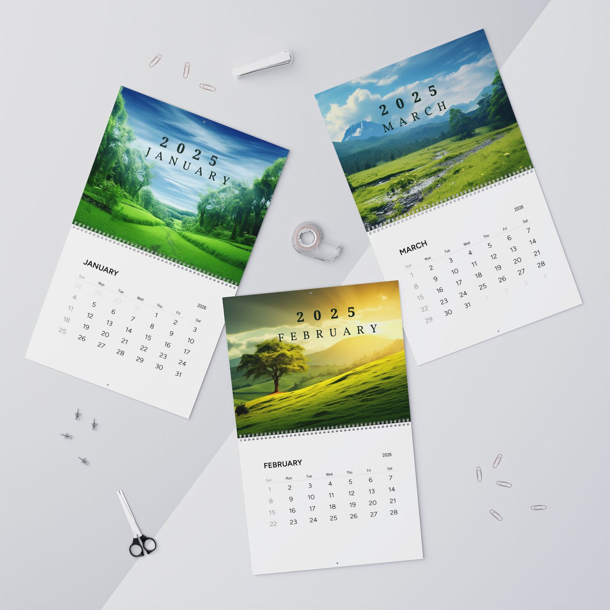 Nature-Inspired Wall Calendar 2026