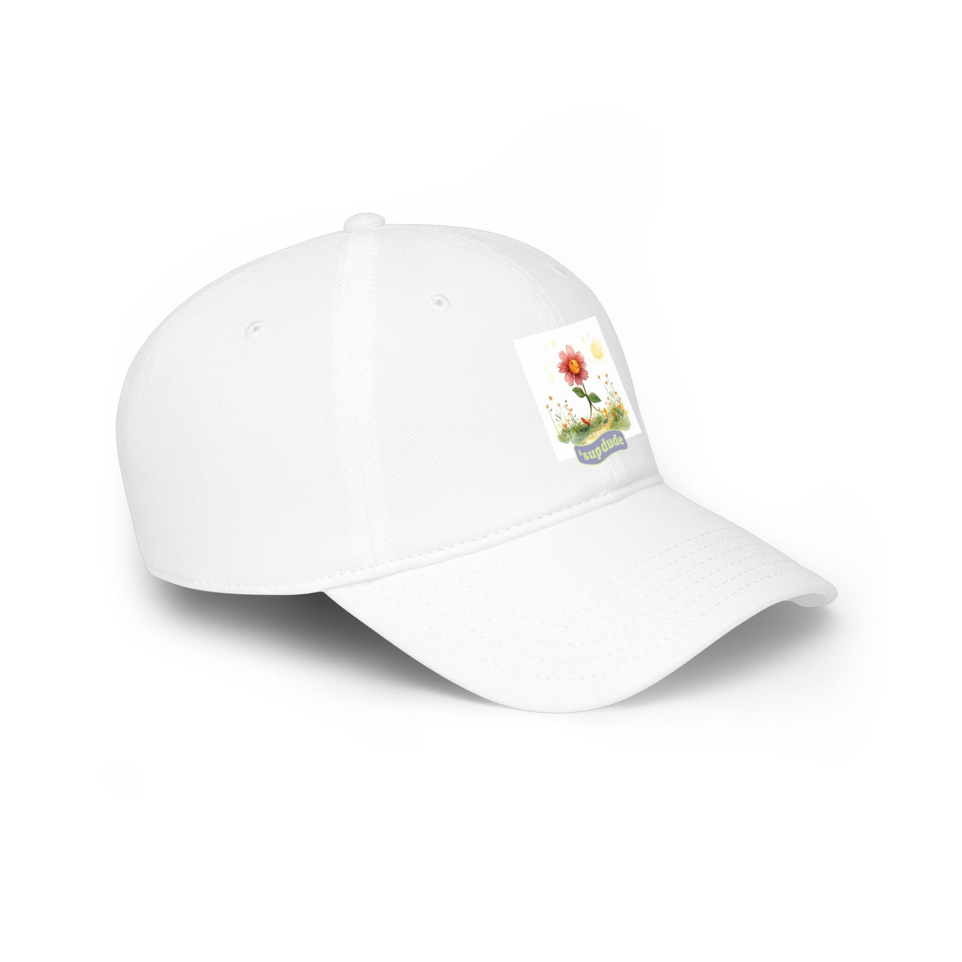 Flower Garden Baseball Cap — 'Keep Going' Inspirational Floral Hat