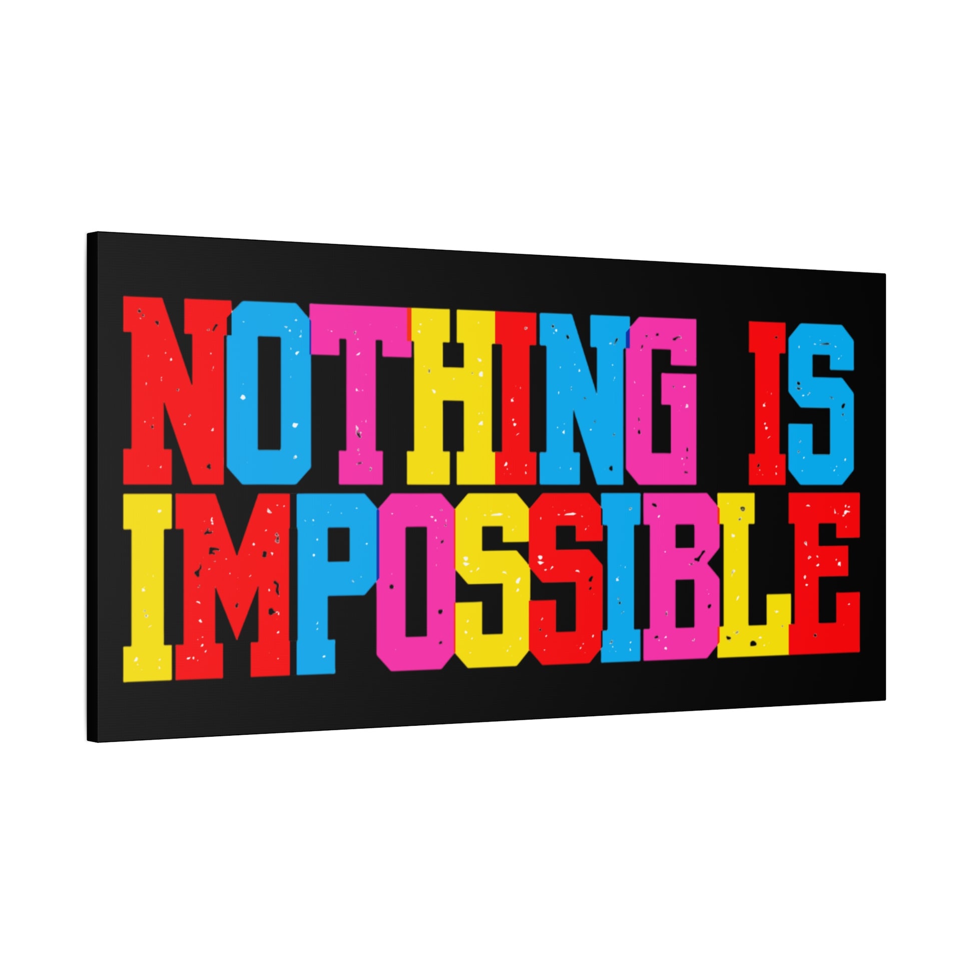 Colorful Motivational Wall Art Canvas, Inspirational Home Decor for Office