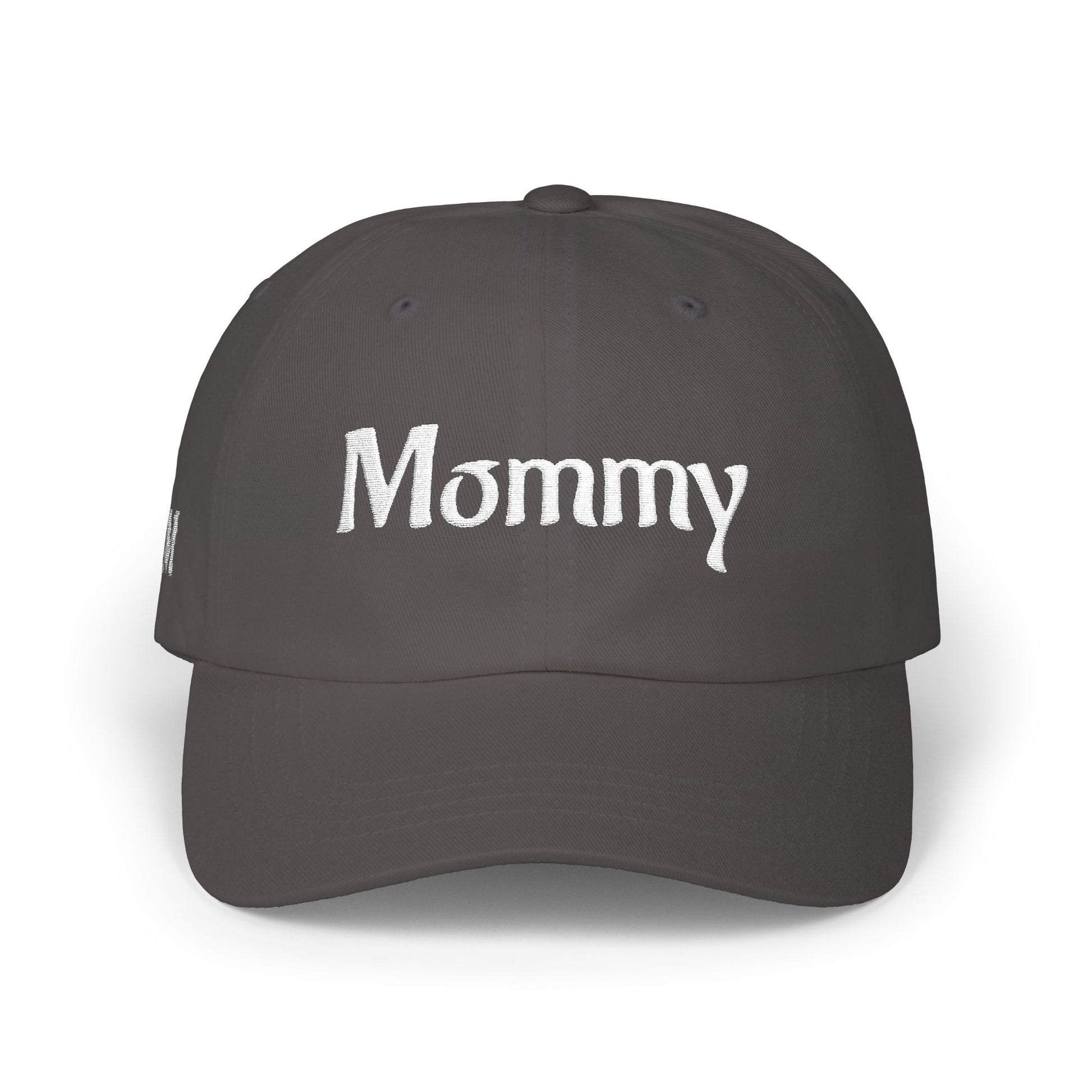 Mommy Embroidered Dad Cap — Casual Mom Baseball Hat, 'Mom' Back Detail, Mother's Day Gift
