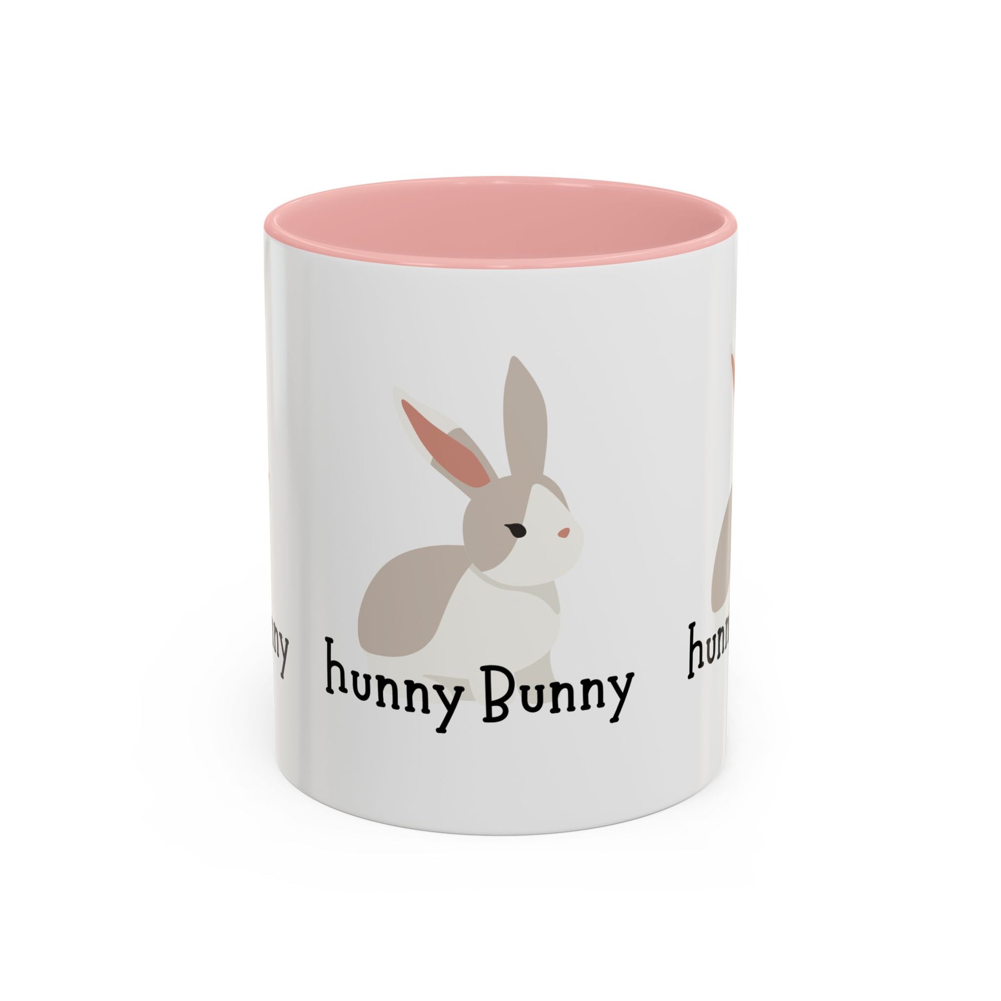 Adorable Bunny Coffee Mug with 'hunny Bunny' Design