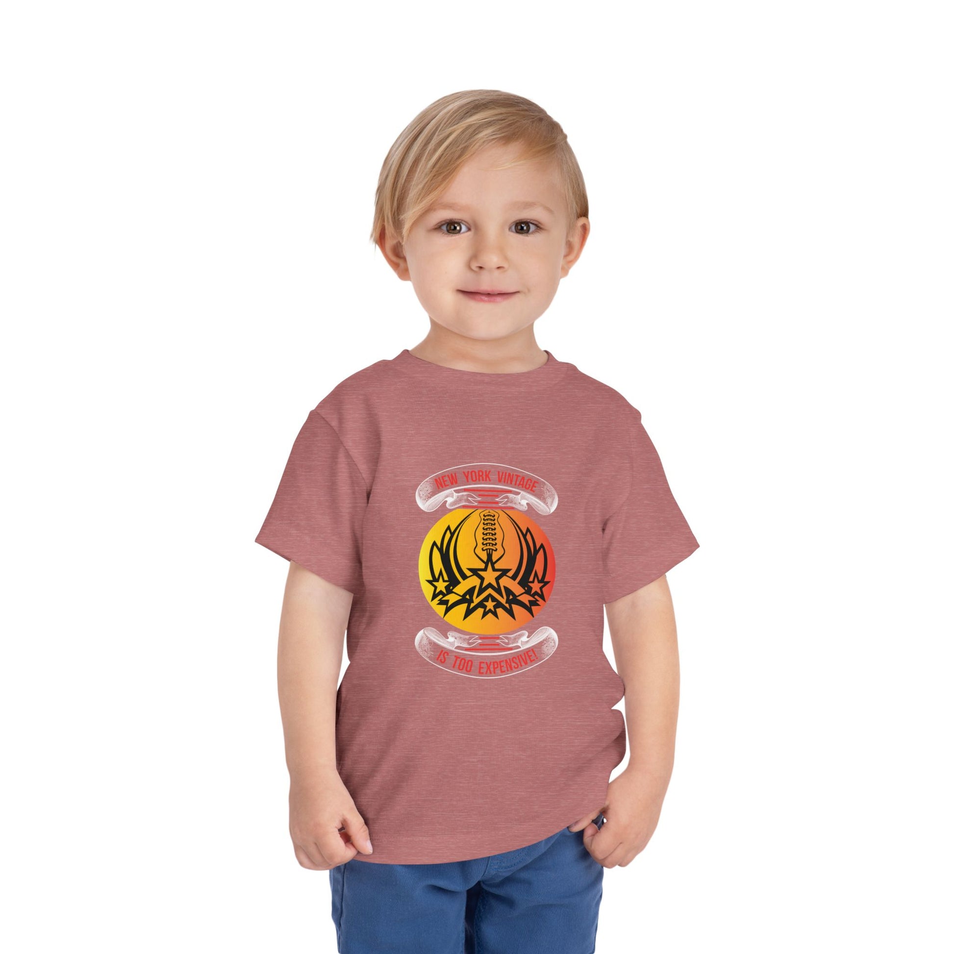 Toddler Tee — "New York Vintage" Retro Microphone Graphic