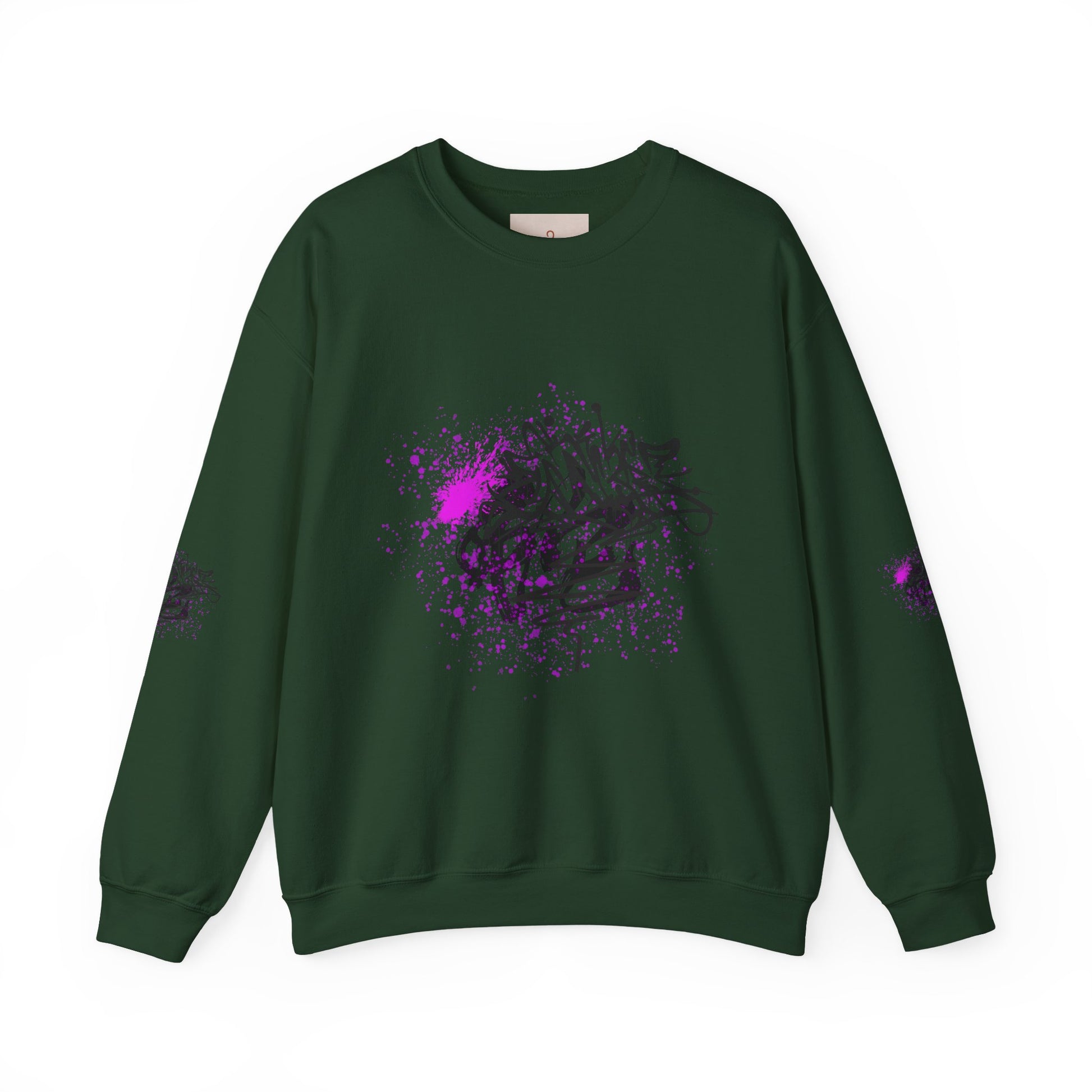 Galaxy Paint Splatter Crewneck Sweatshirt