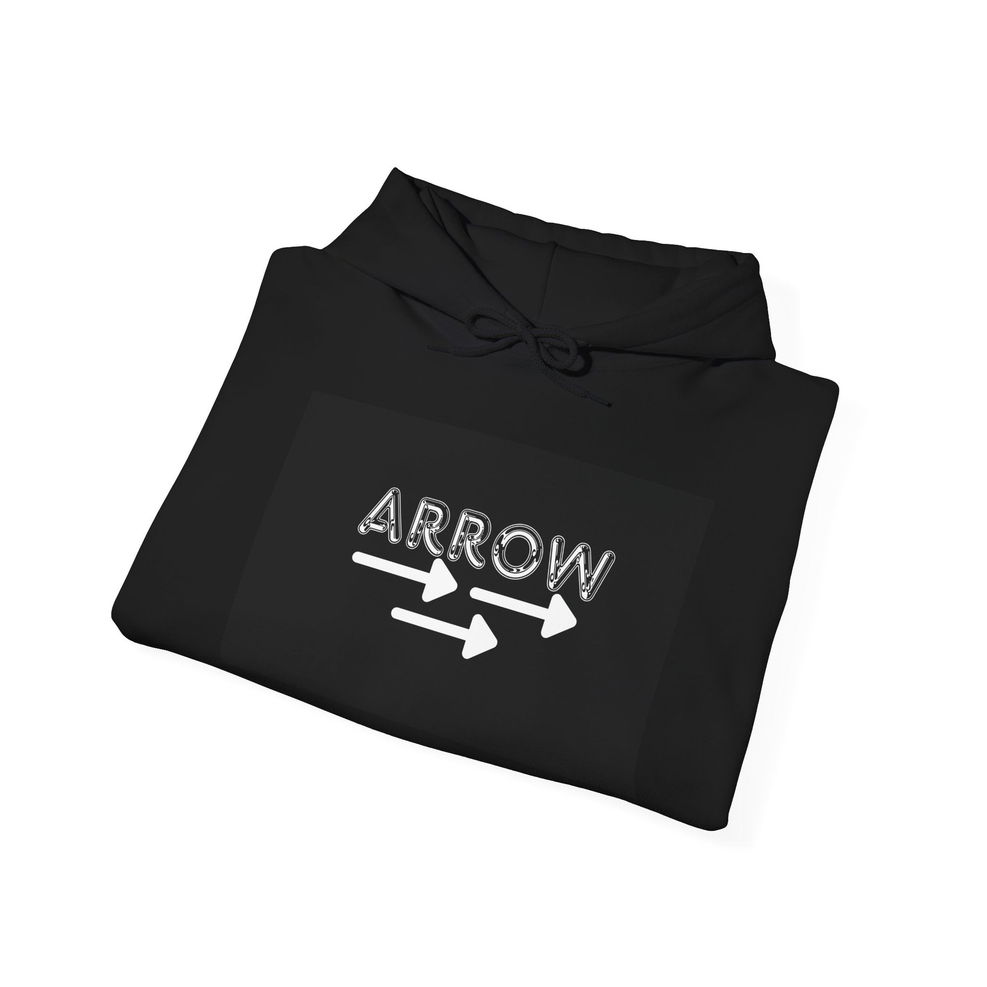 Arrow Design Unisex Hoodie, Cozy Casual Sweatshirt, Perfect Gift for Friends