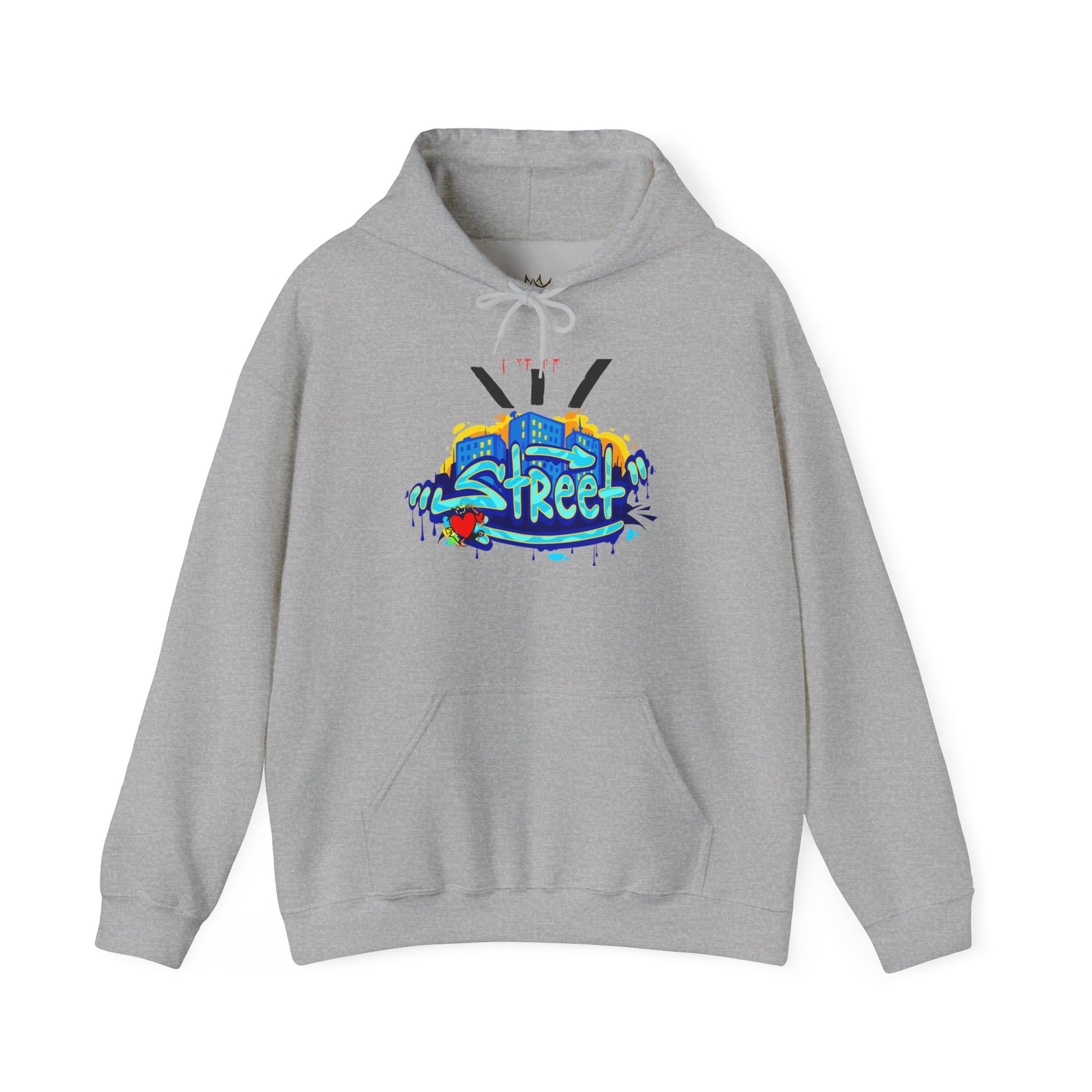 Street Art Inspired Unisex Hoodie, Cool Urban Clothing, Graffiti Sweatshirt