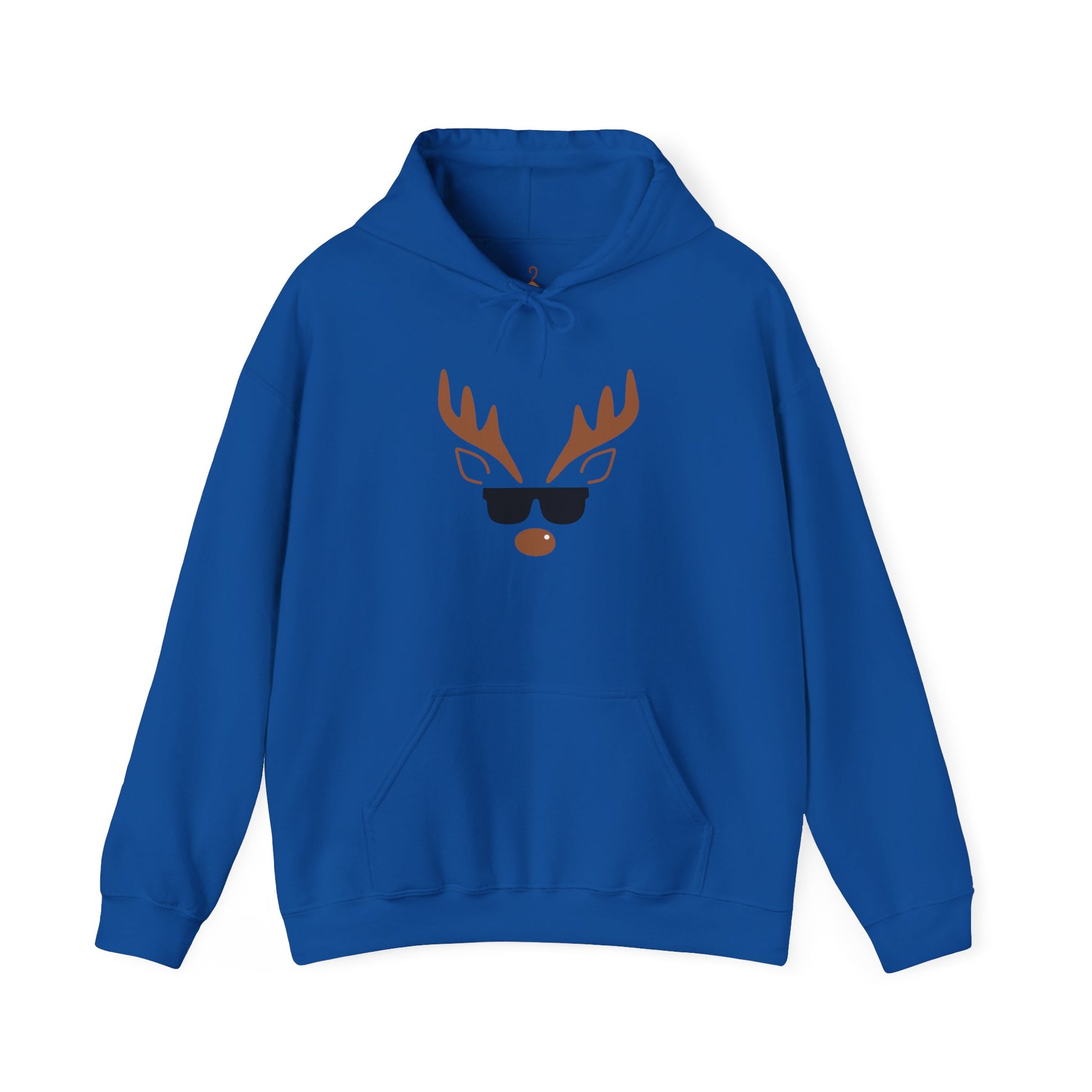 Cool Reindeer Sunglasses Hoodie