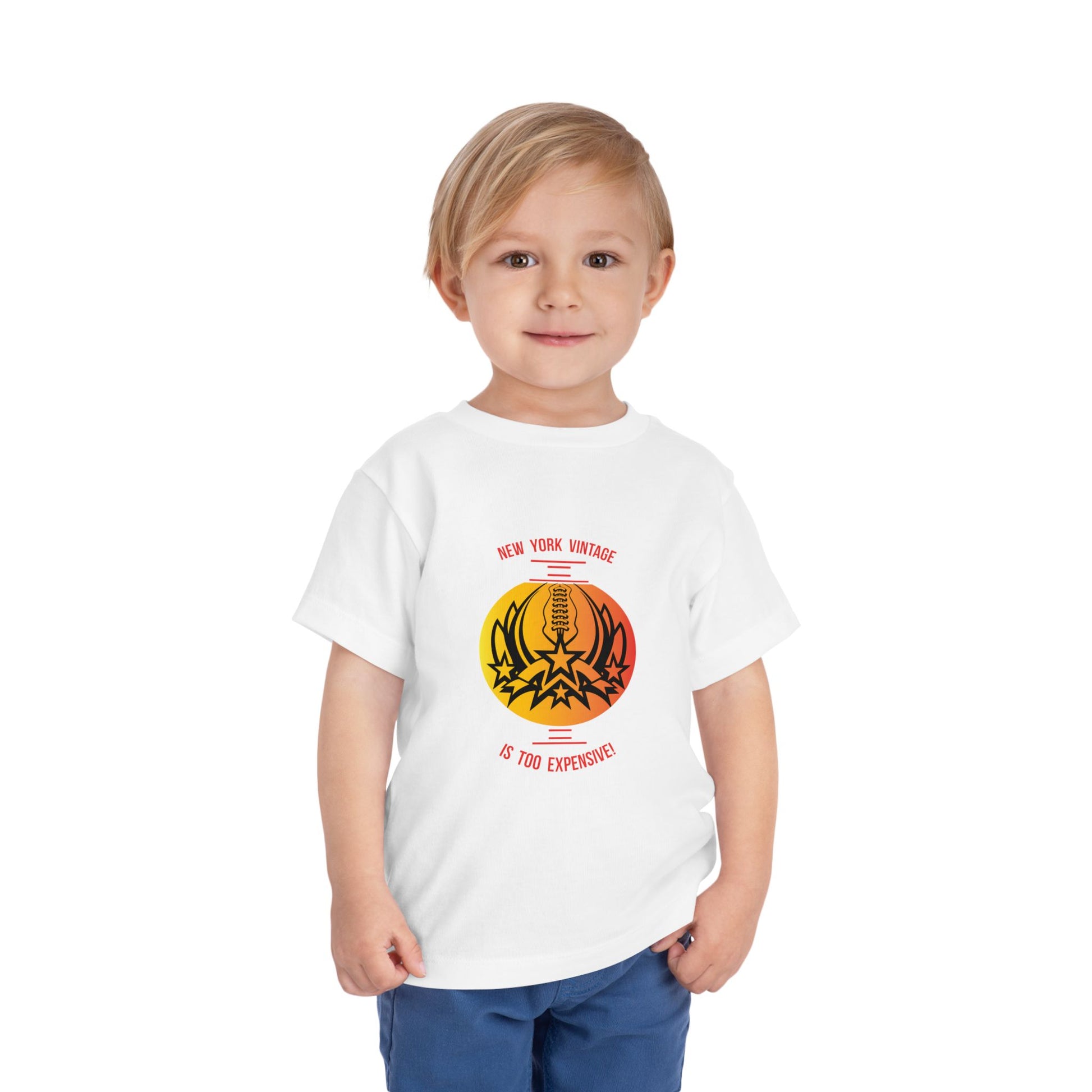 Toddler Tee — "New York Vintage" Retro Microphone Graphic