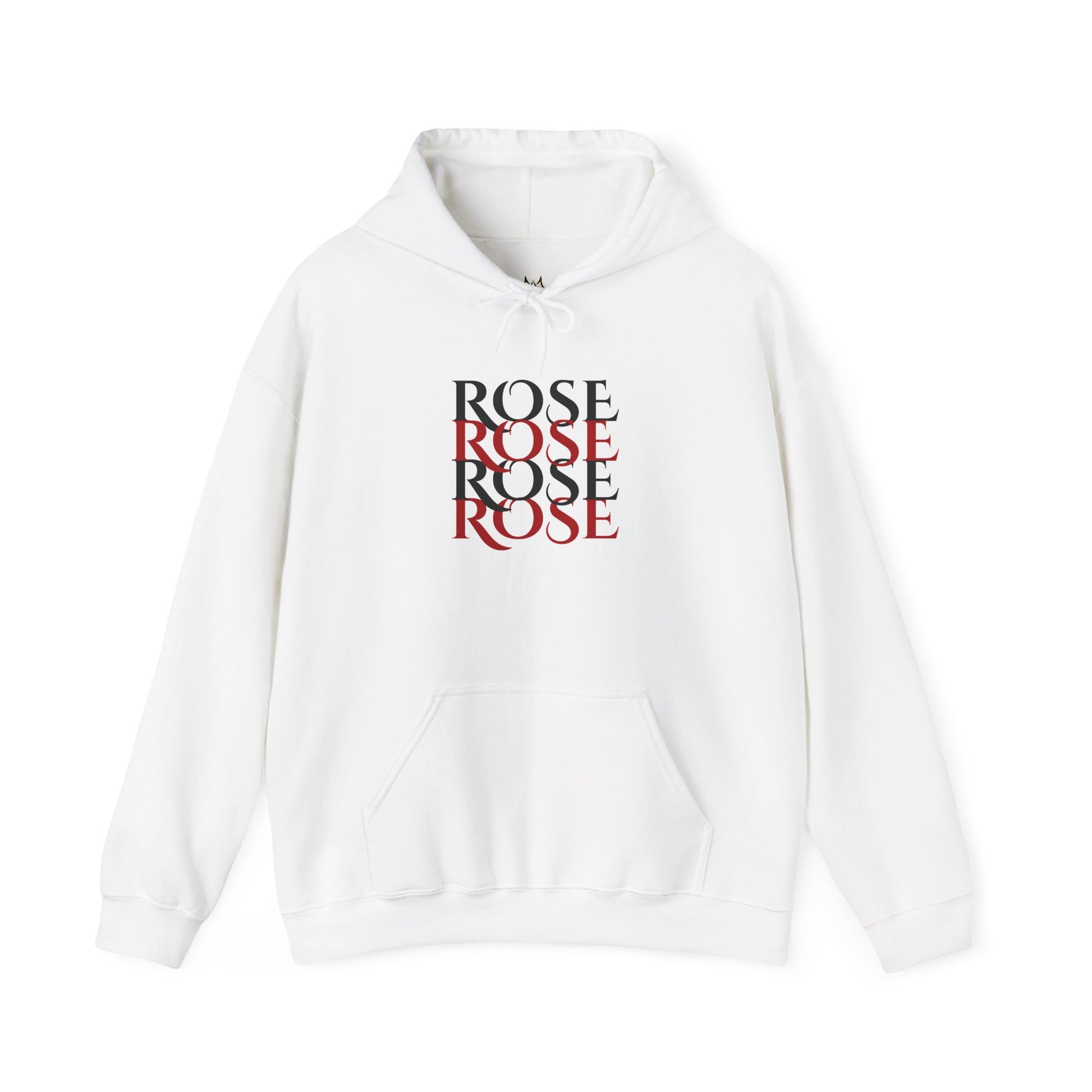 Stylish Rose Graphic Hoodie - Cozy Unisex Sweatshirt