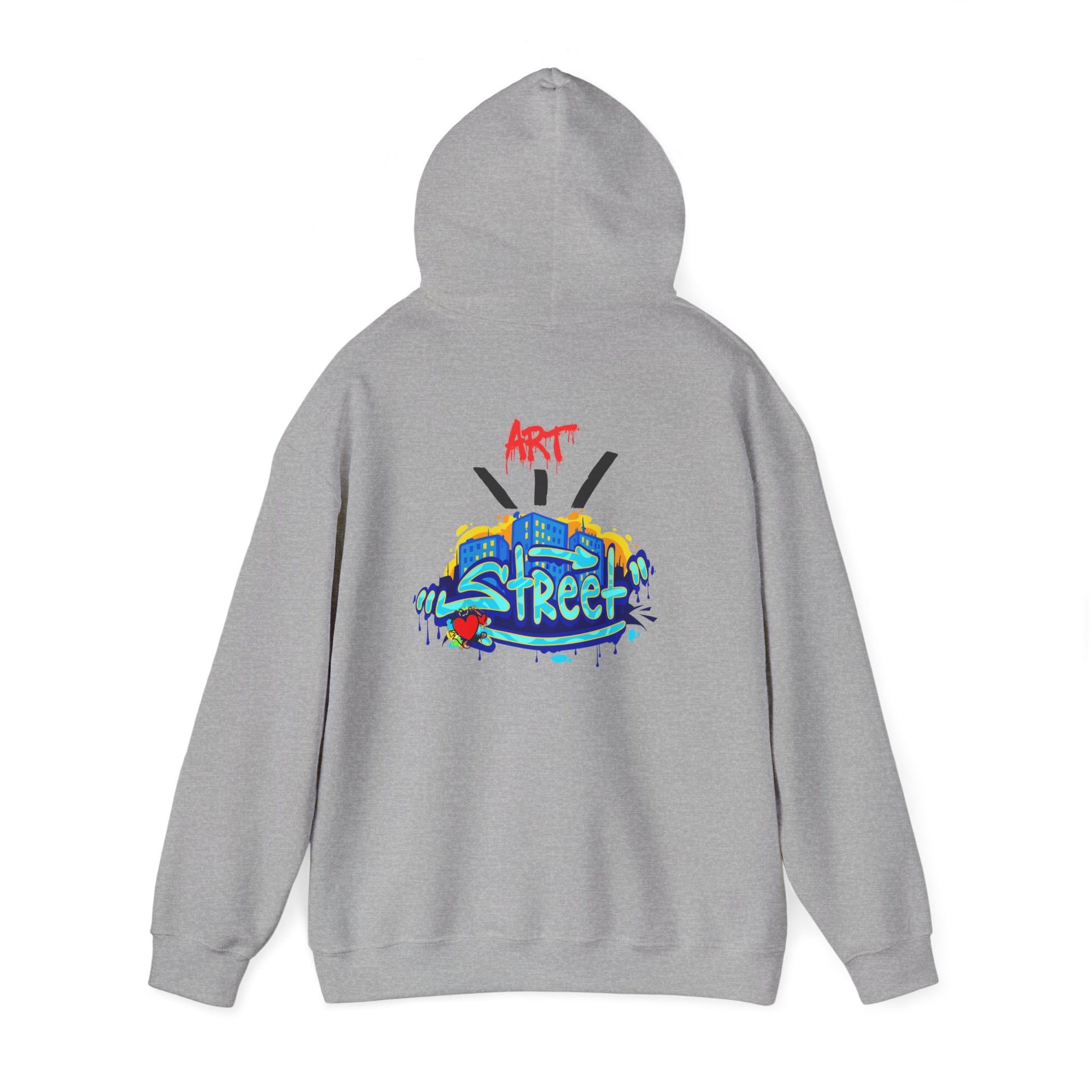 Street Art Inspired Unisex Hoodie, Cool Urban Clothing, Graffiti Sweatshirt