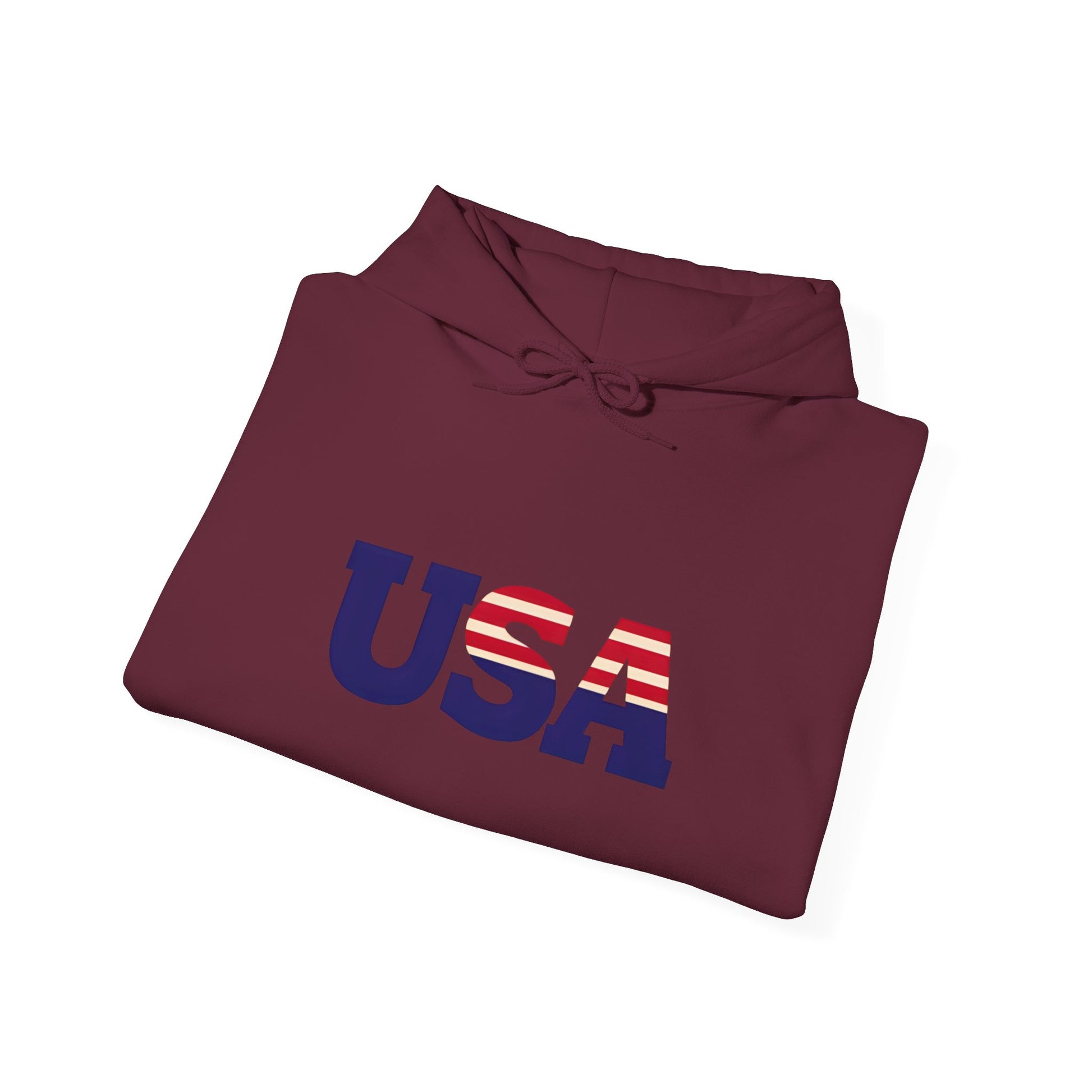 USA Flag Hoodie - Unisex Heavy Blend™ Sweatshirt