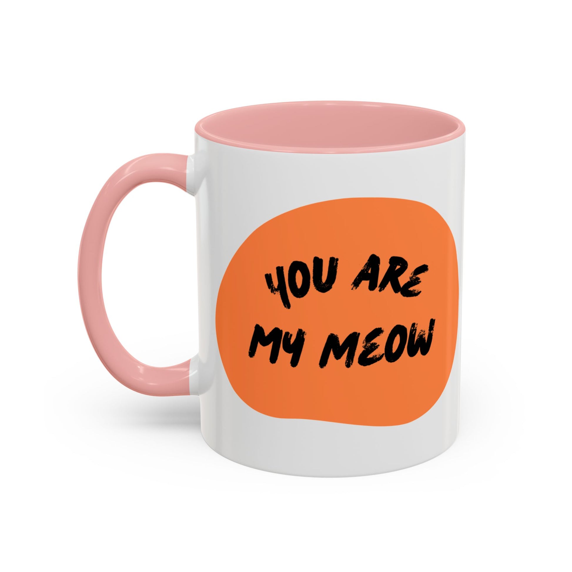 Whimsical Cat Lover Coffee Mug, You Are My Meow