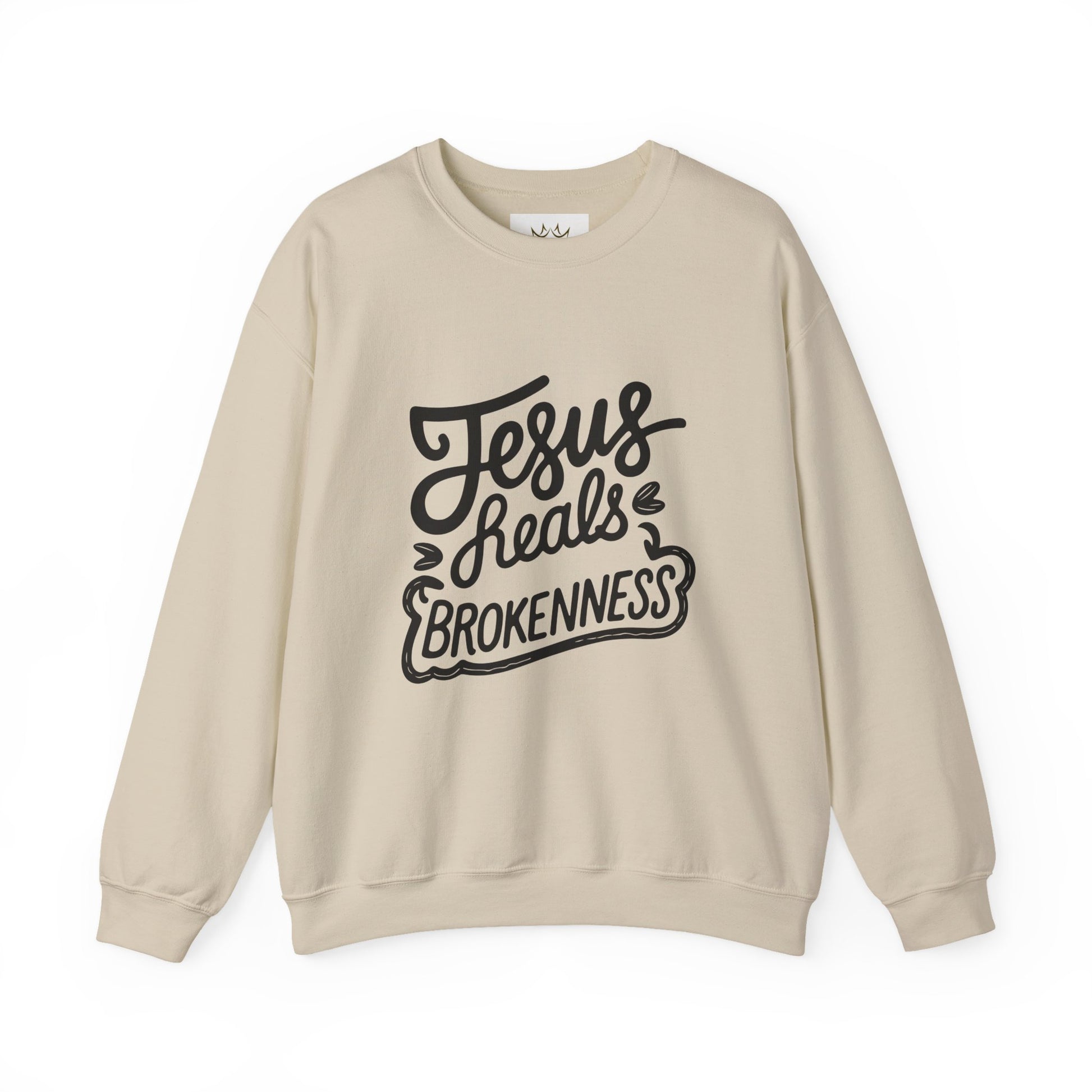 Christian Inspirational Crewneck Sweatshirt - Unisex Religious Gift for Faith, Jesus