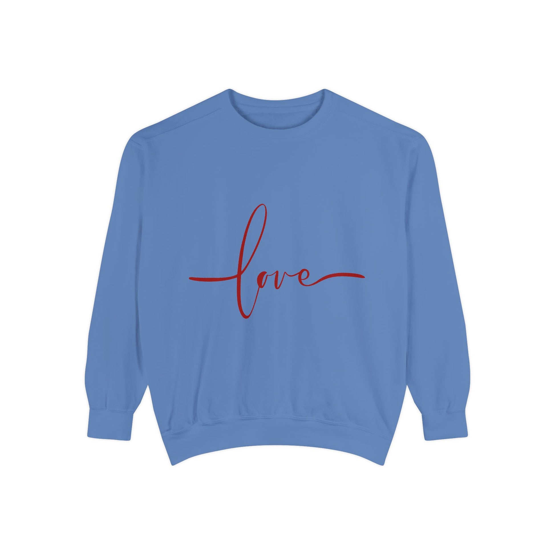 Unisex Love Sweatshirt, Cozy Love Sweater for Couples, Gift for Her, Valentine’s Day Outfit, Casual Everyday Wear
