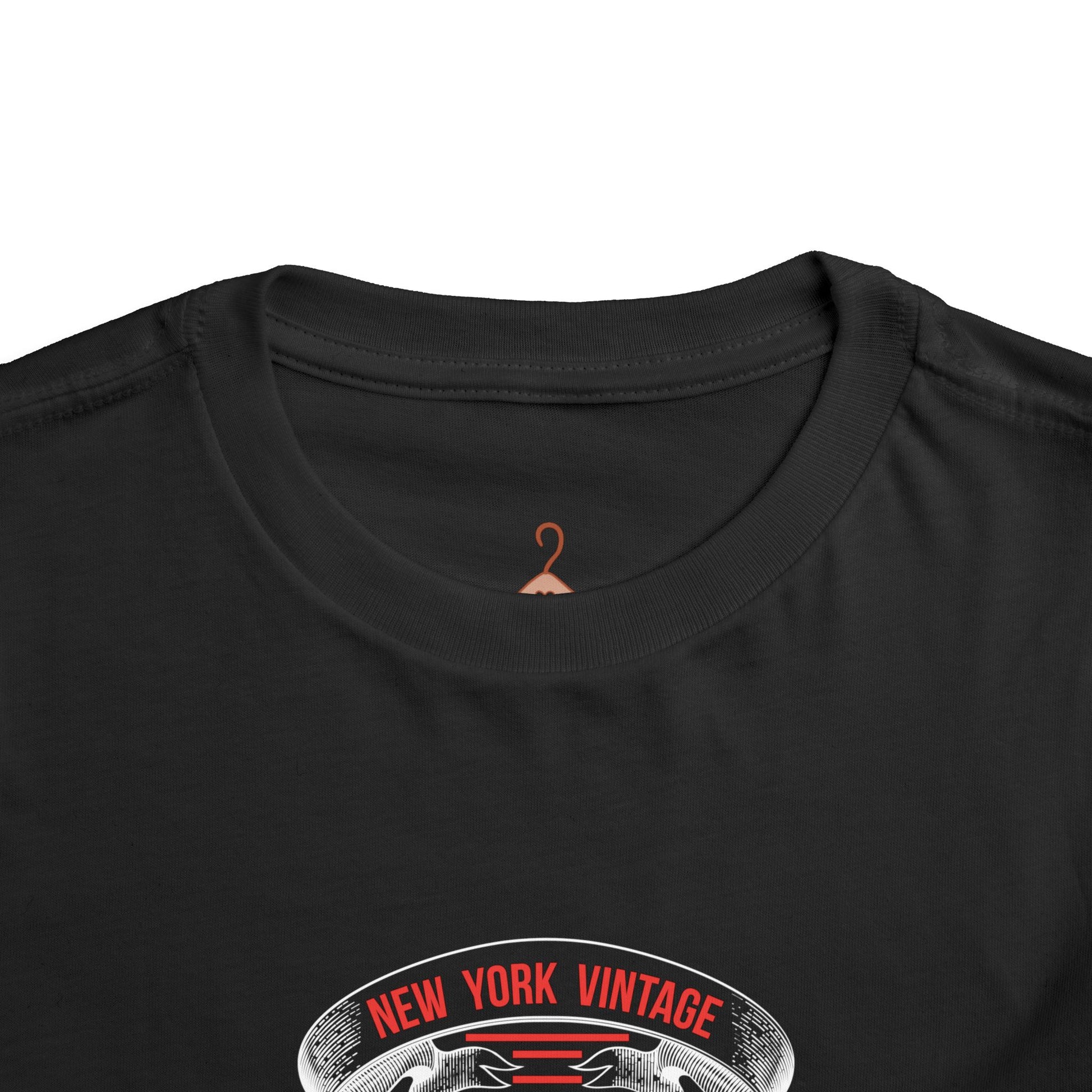 Toddler Tee — "New York Vintage" Retro Microphone Graphic