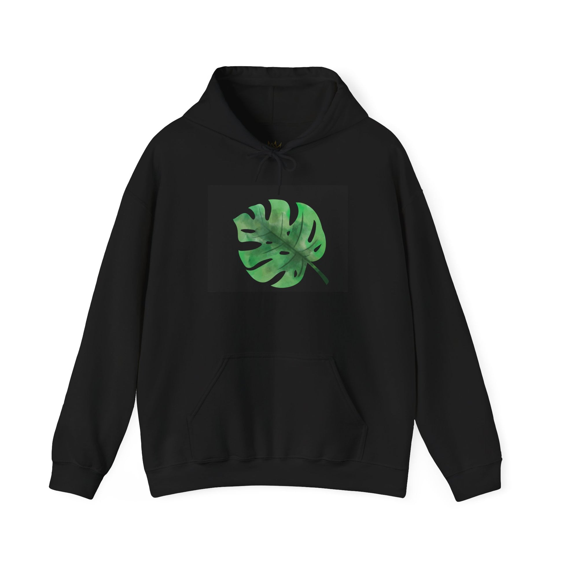 Tropical Leaf Hoodie - Cozy Plant Lover's Sweatshirt, Unisex Casual Wear