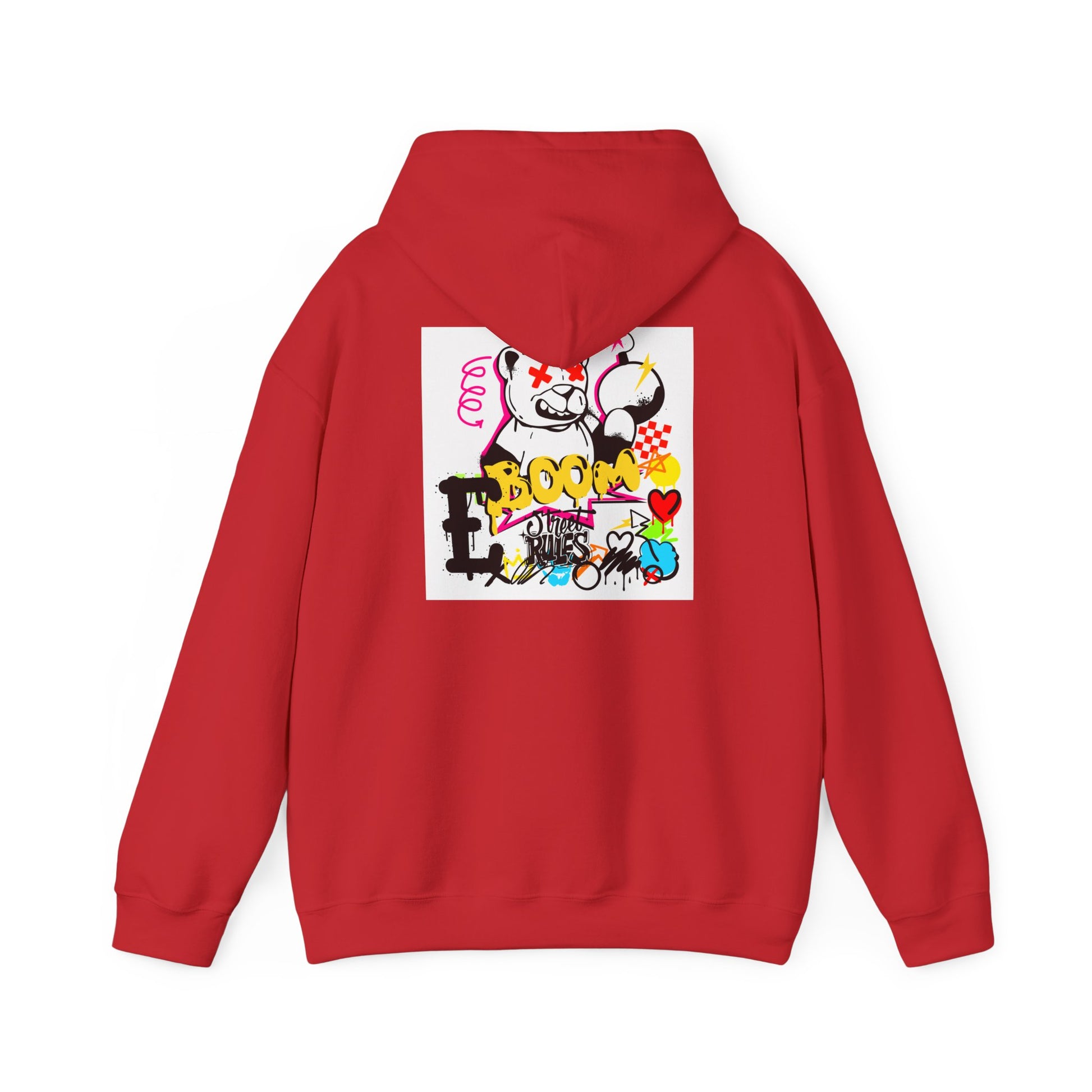 Street Art Hoodie — Colorful Graffiti Bunny Design