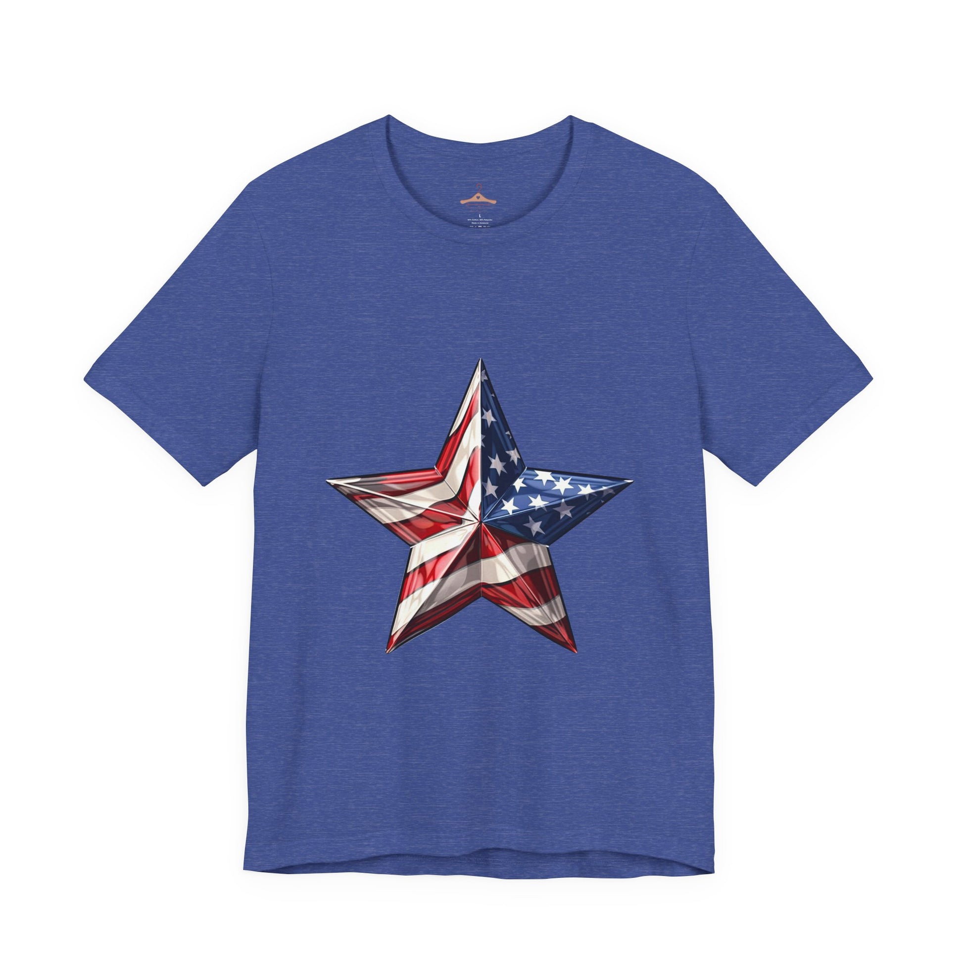American Flag Star T-Shirt — Patriotic USA Graphic Tee