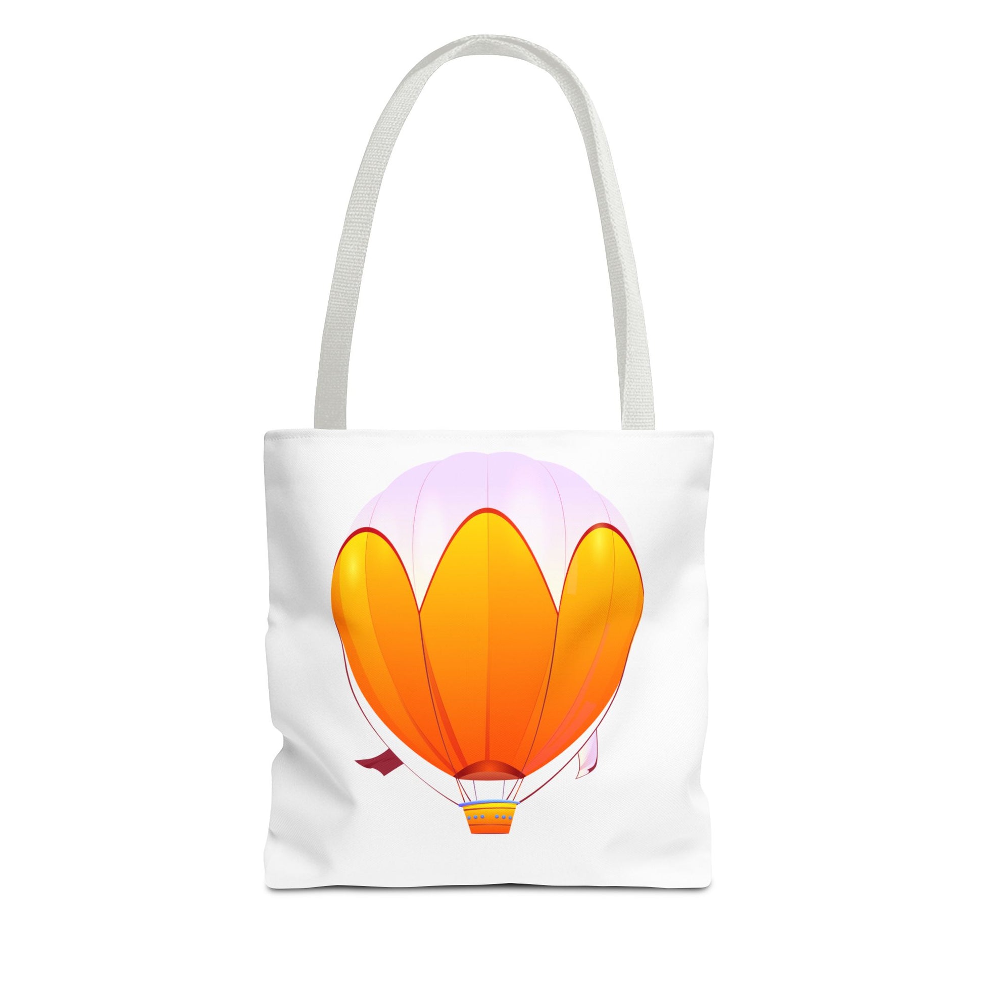 Colorful Hot Air Balloon Tote Bag | Eco-Friendly Shopping, Beach, Travel, Gift for Adventurers, Unique Summer Accessories