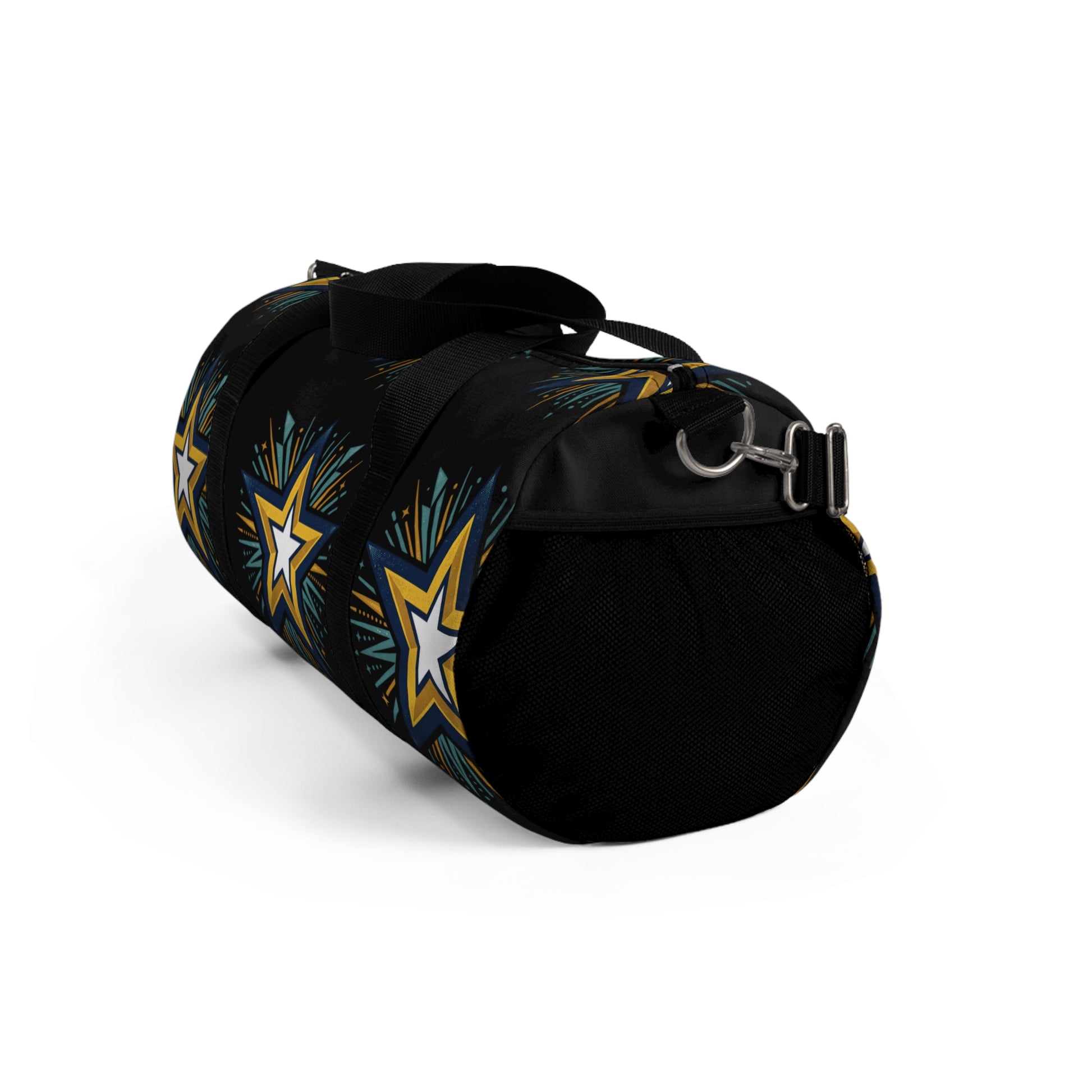 Starburst Duffel Bag — Navy & Gold Athletic Travel Bag