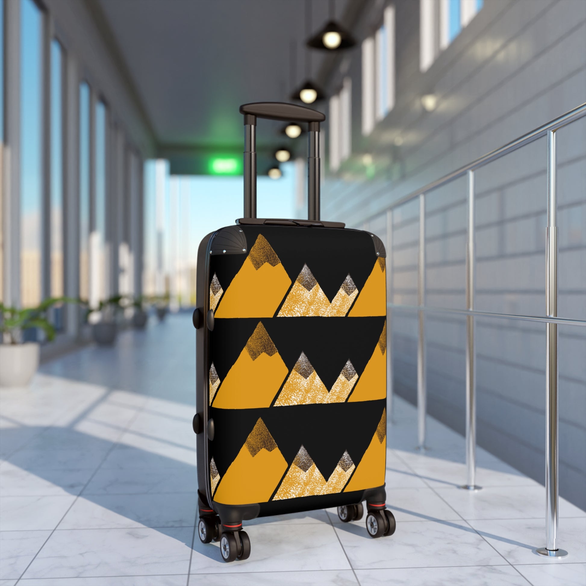 Mountain Pattern Suitcase, Trendy Luggage, Travel Essentials, Travel Gifts, Adventure Gear, Stylish Suitcase, Vacation Suitcase
