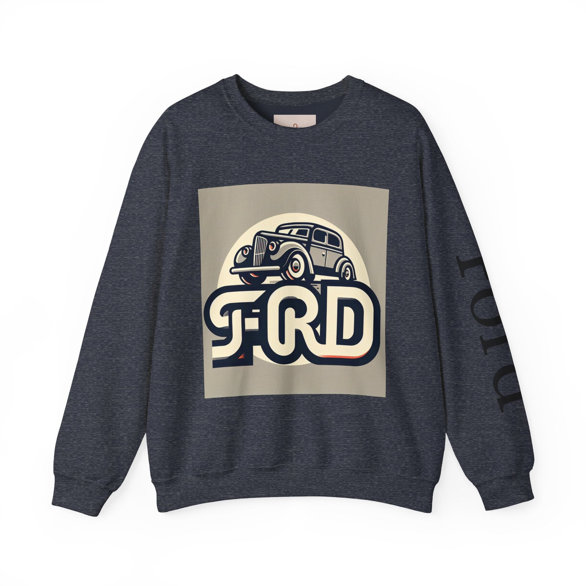 Vintage Car Graphic Crewneck Sweatshirt