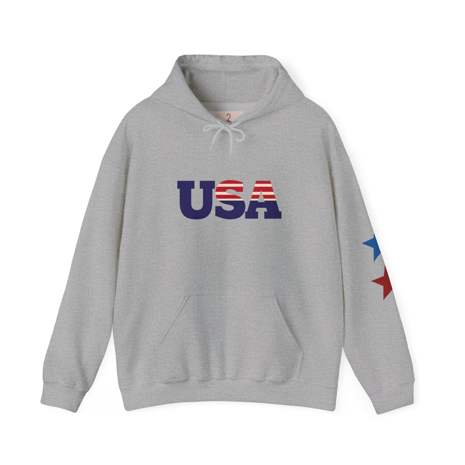 USA Flag Hoodie - Unisex Heavy Blend™ Sweatshirt