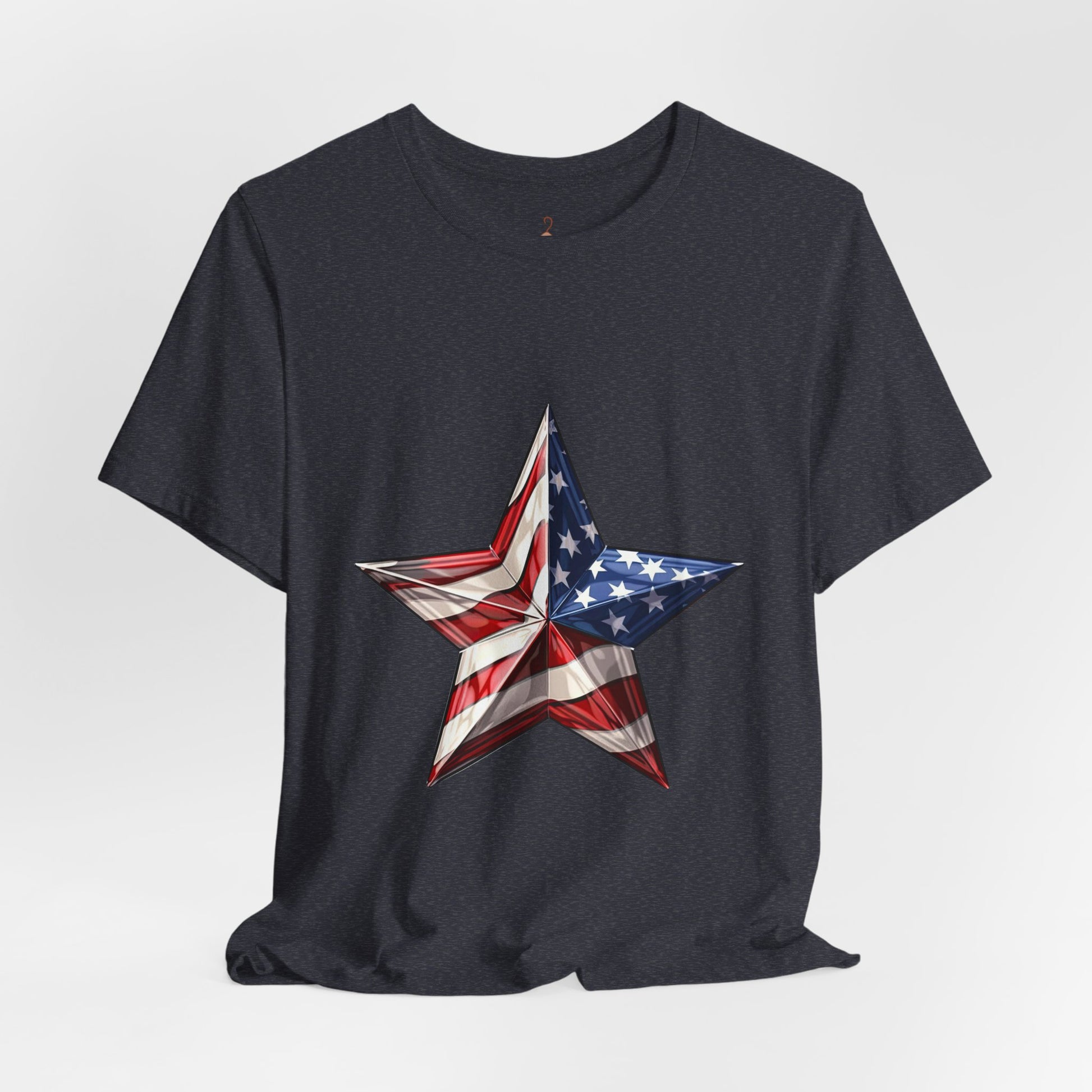 American Flag Star T-Shirt — Patriotic USA Graphic Tee