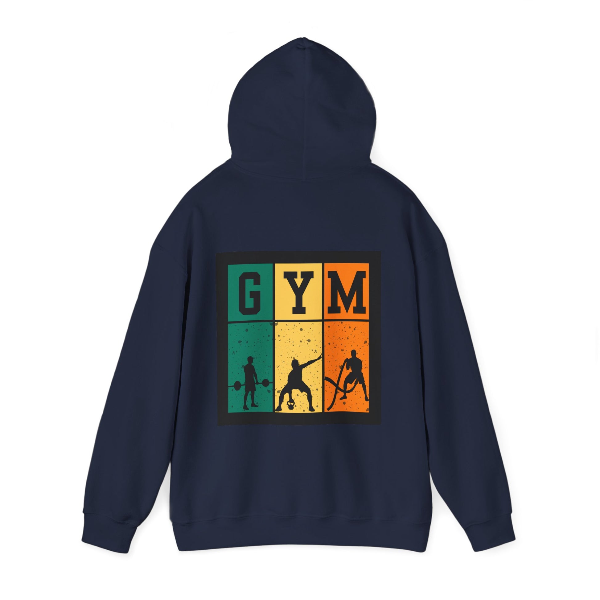 Gym Motivation Unisex Heavy Blend Hooded Sweatshirt, Workout Pullover, Fitness Gift
