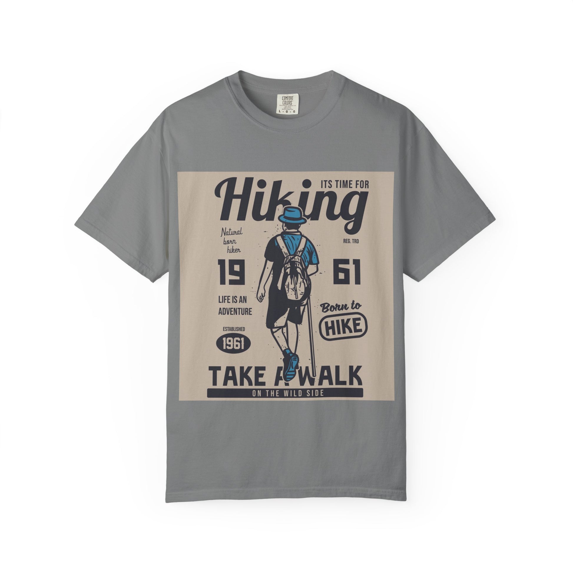 Adventure Awaits Hiking T-shirt, Unisex Outdoor Tee, Gift for Hikers