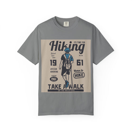 Adventure Awaits Hiking T-shirt, Unisex Outdoor Tee, Gift for Hikers