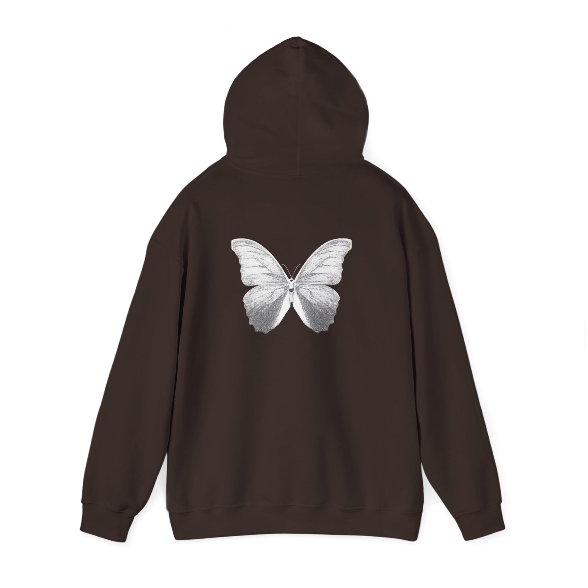 Butterfly Graphic Hoodie - Cozy Unisex Heavy Blend Sweatshirt for Nature Lovers