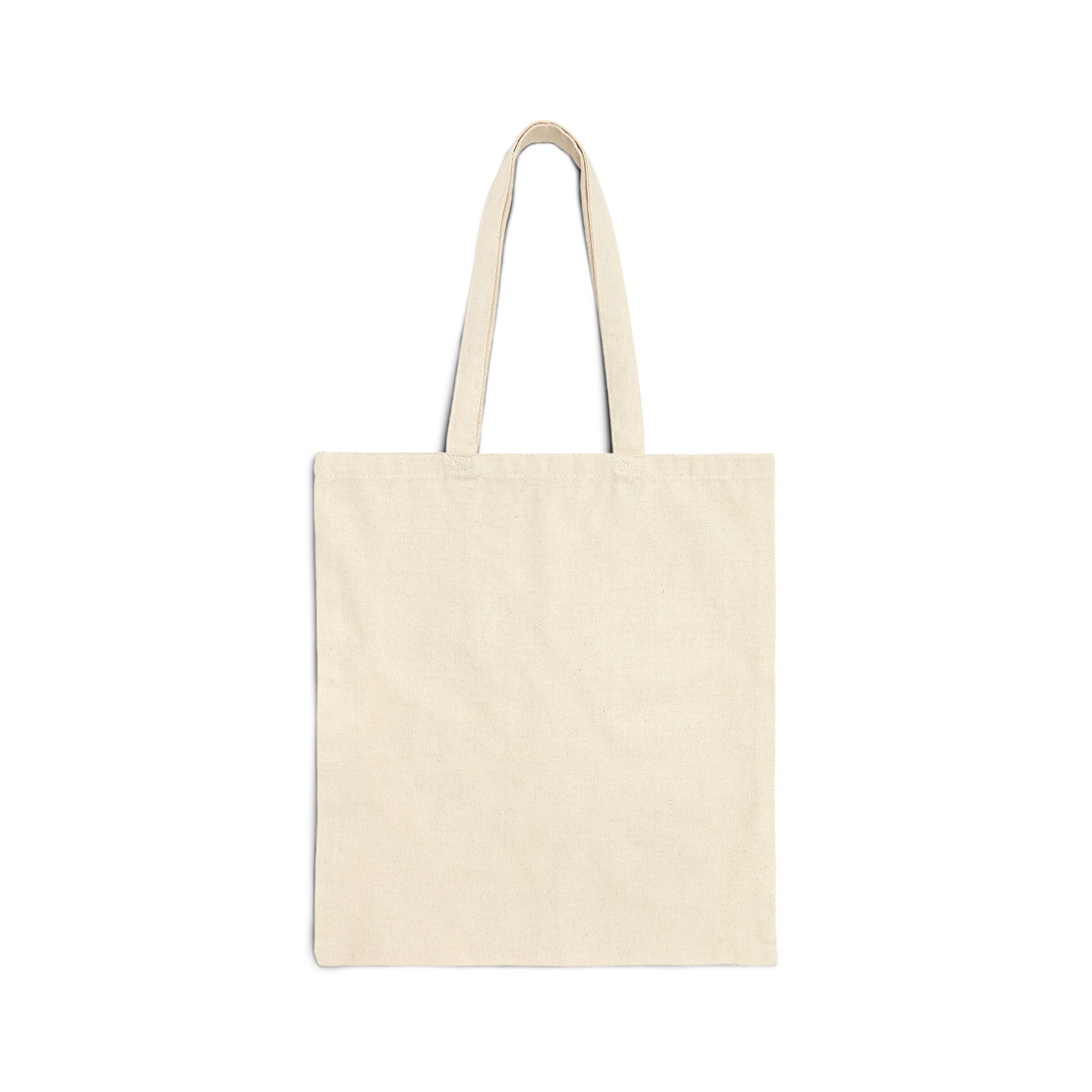 Motorcycle Jump Cotton Tote Bag — Vintage Dirt Bike Mountain Rider Tote