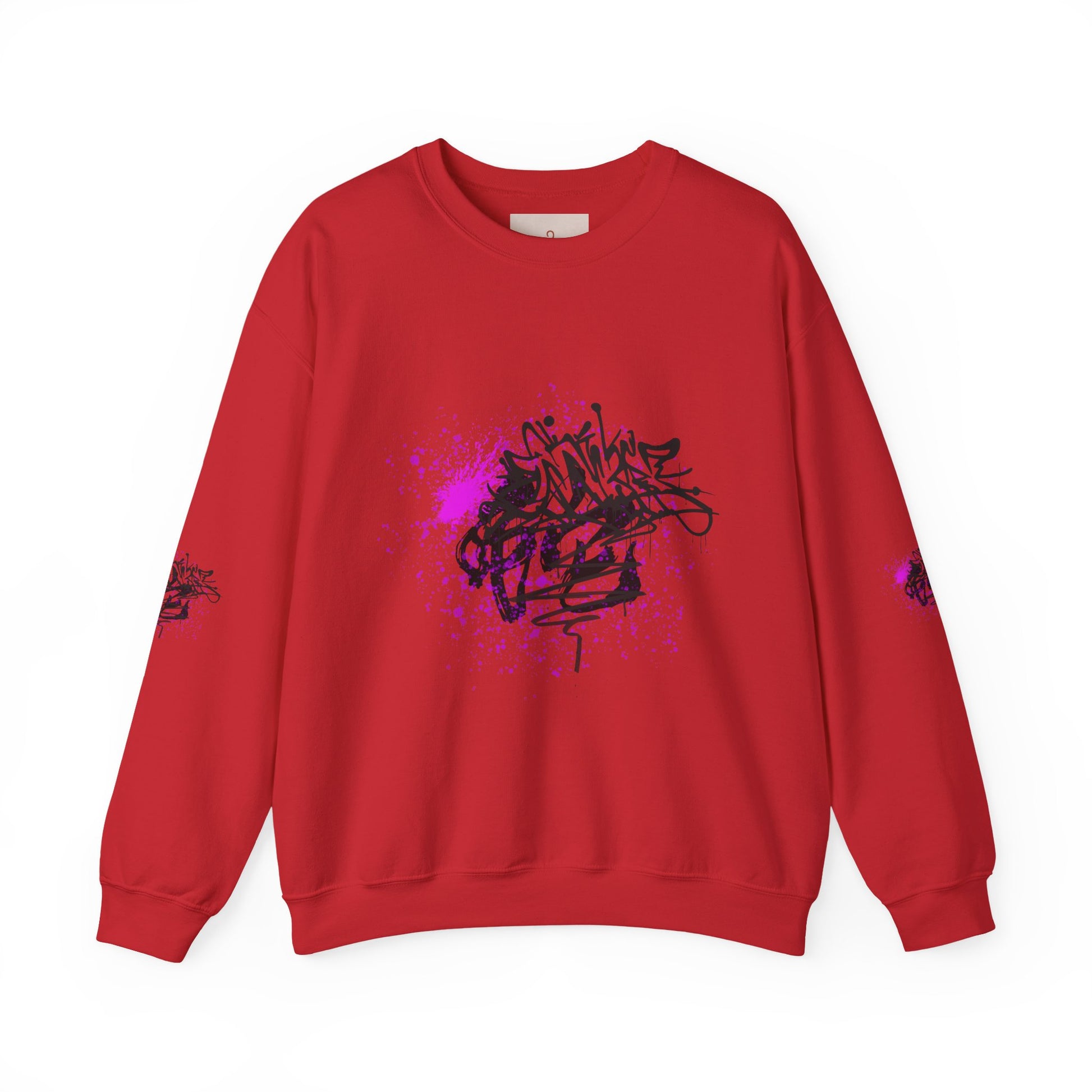 Galaxy Paint Splatter Crewneck Sweatshirt