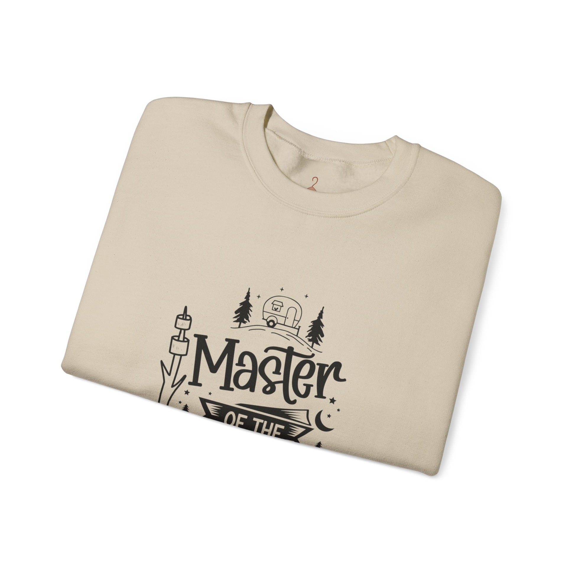 Camp Site Crewneck Sweatshirt — Outdoor Camping Graphic