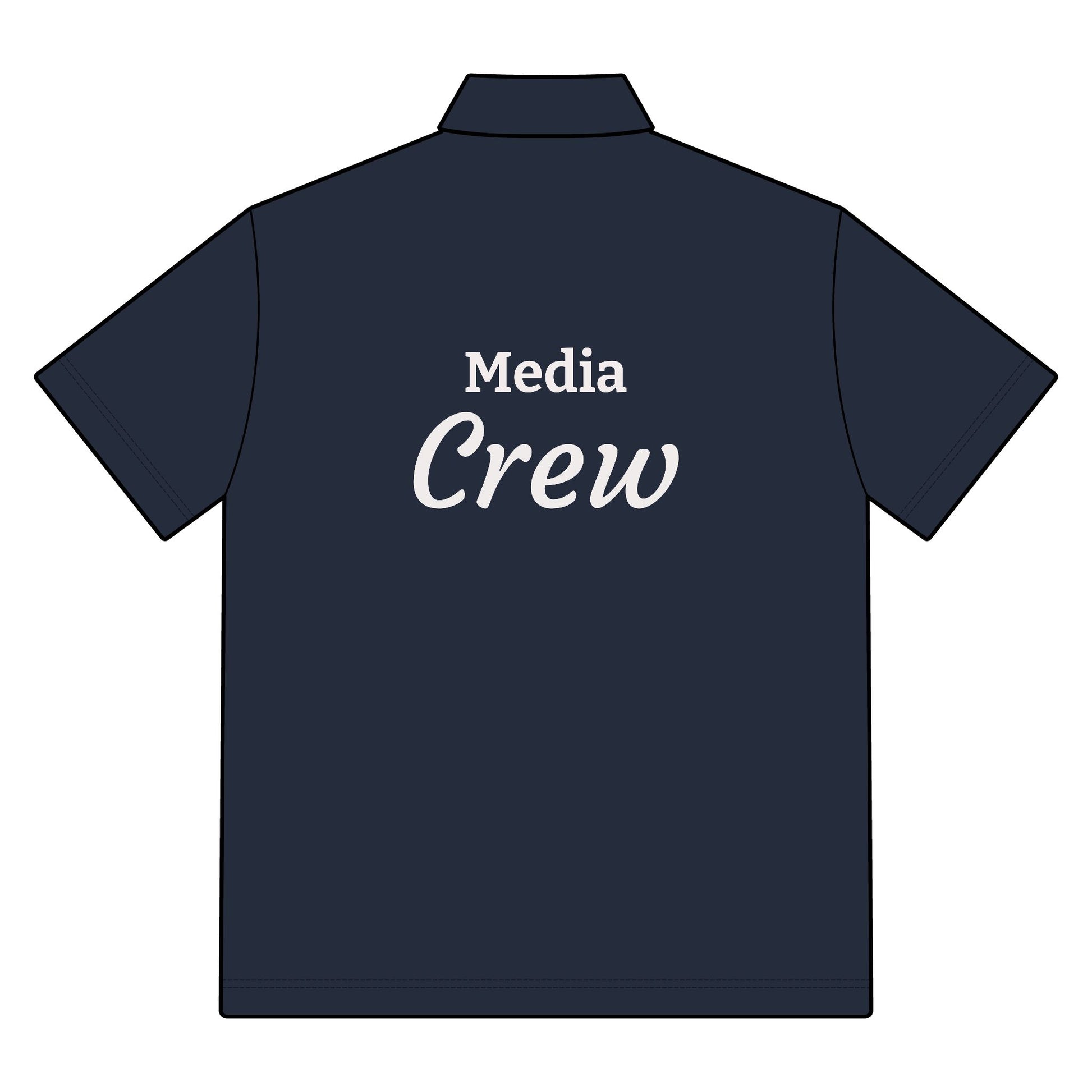 Media Crew Polo Shirt — Performance Tall Silk-Touch Work Polo