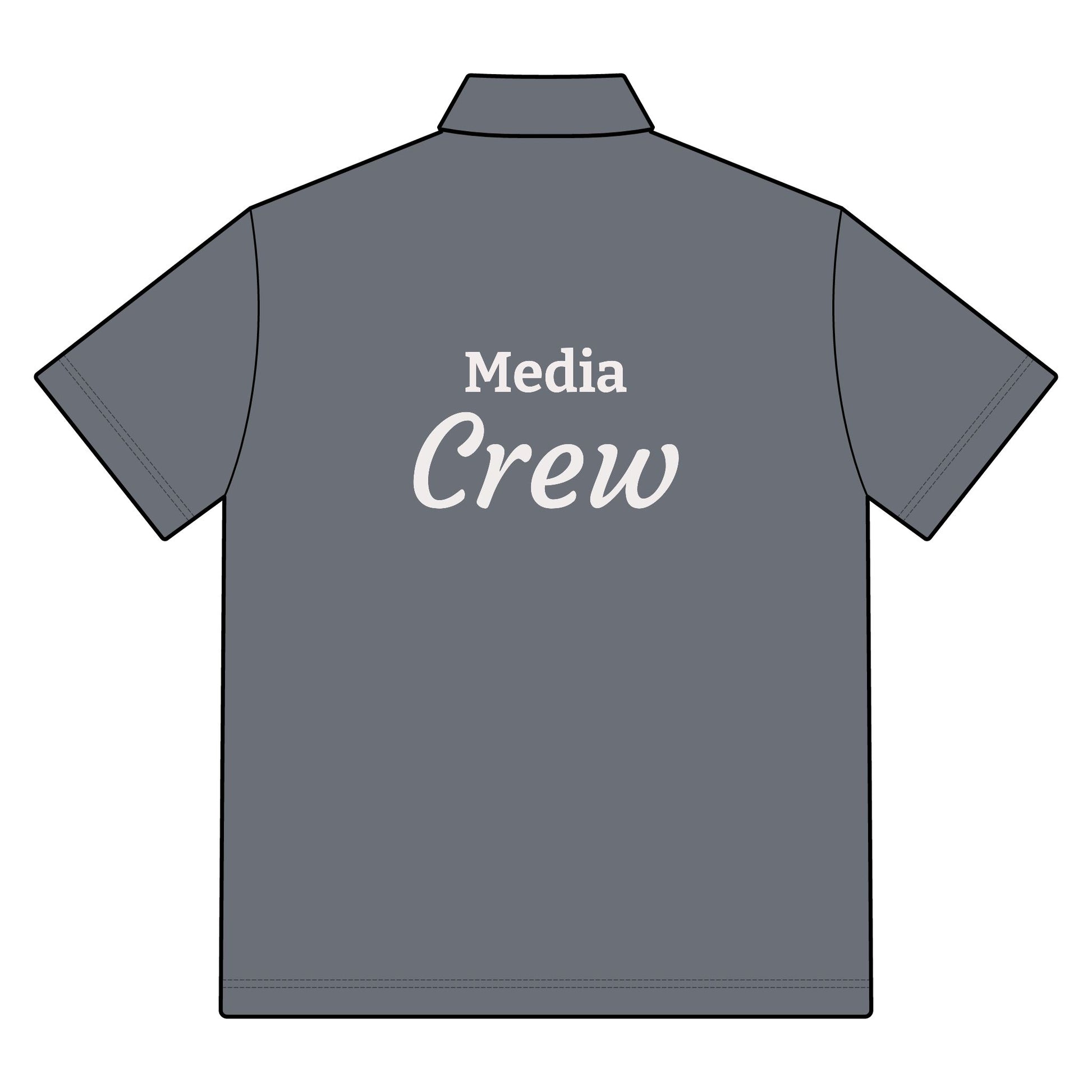 Media Crew Polo Shirt — Performance Tall Silk-Touch Work Polo