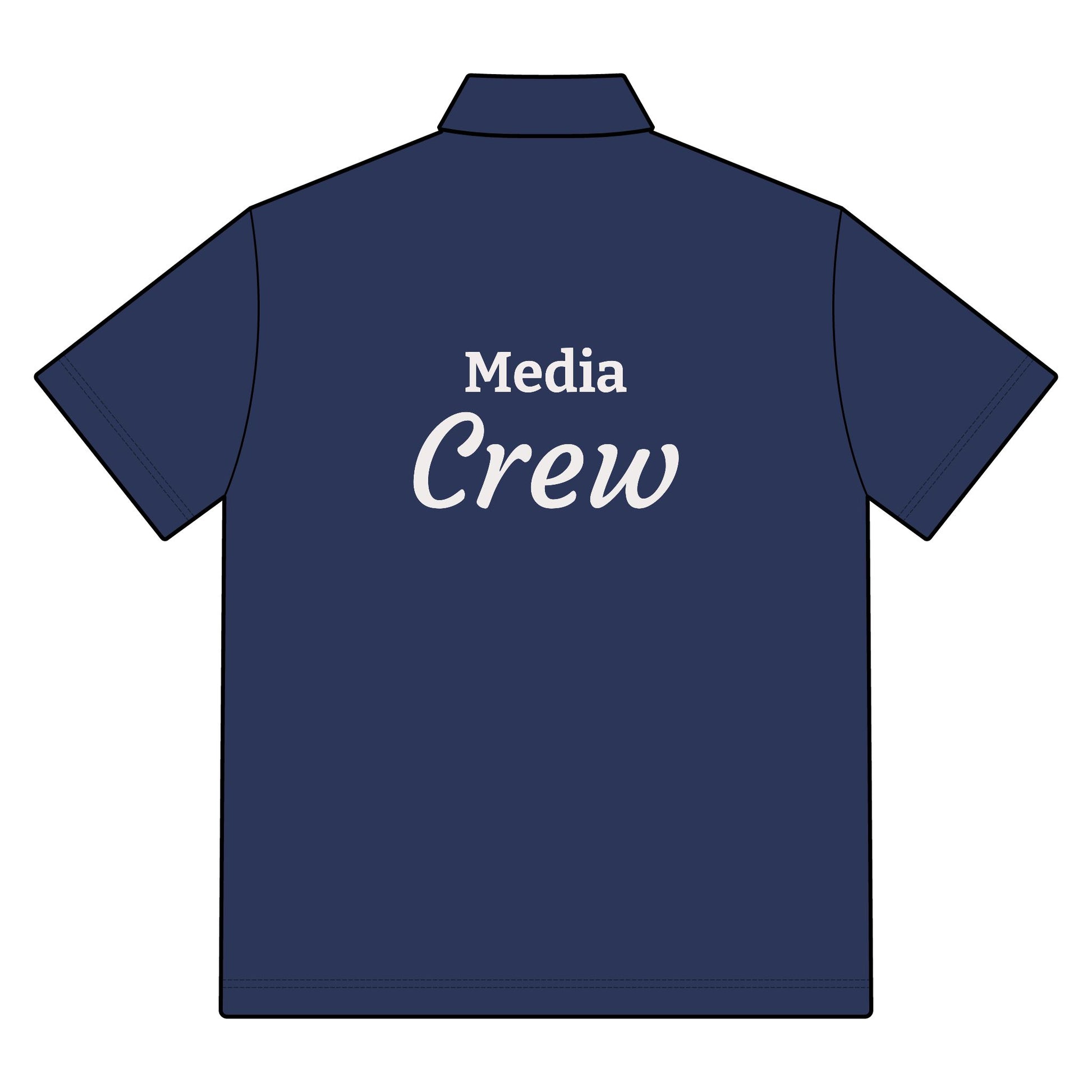 Media Crew Polo Shirt — Performance Tall Silk-Touch Work Polo