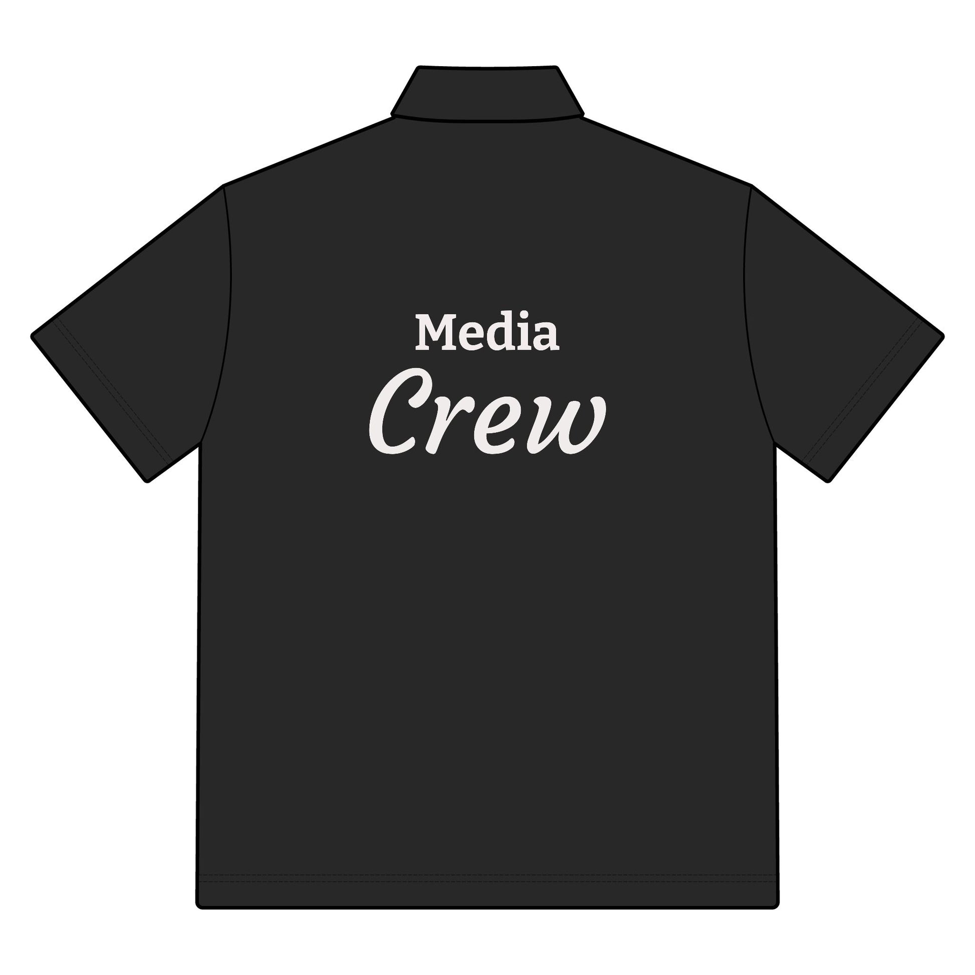 Media Crew Polo Shirt — Performance Tall Silk-Touch Work Polo