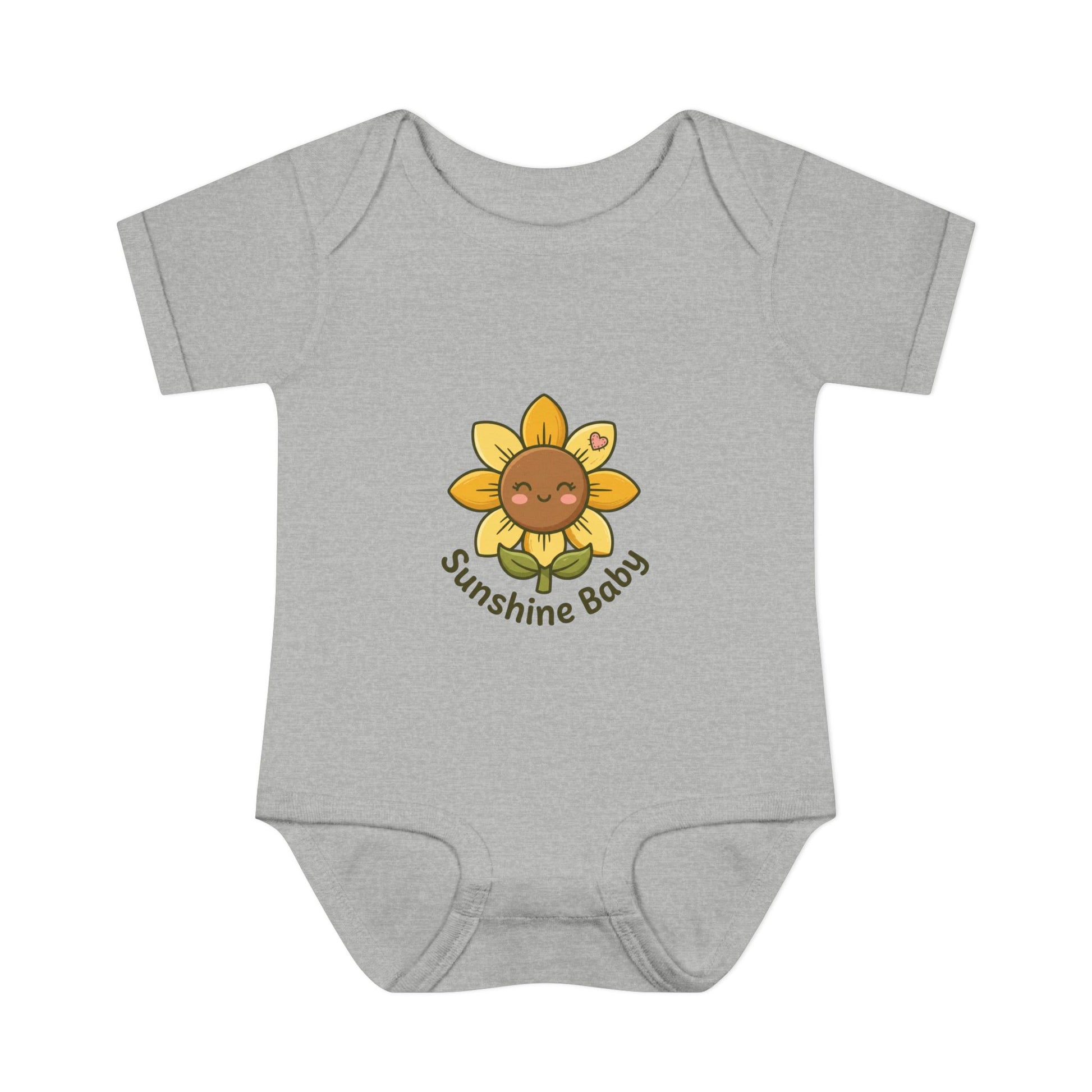 Sunflower Baby Bodysuit – Cute 'Little Sunshine' Infant Onesie