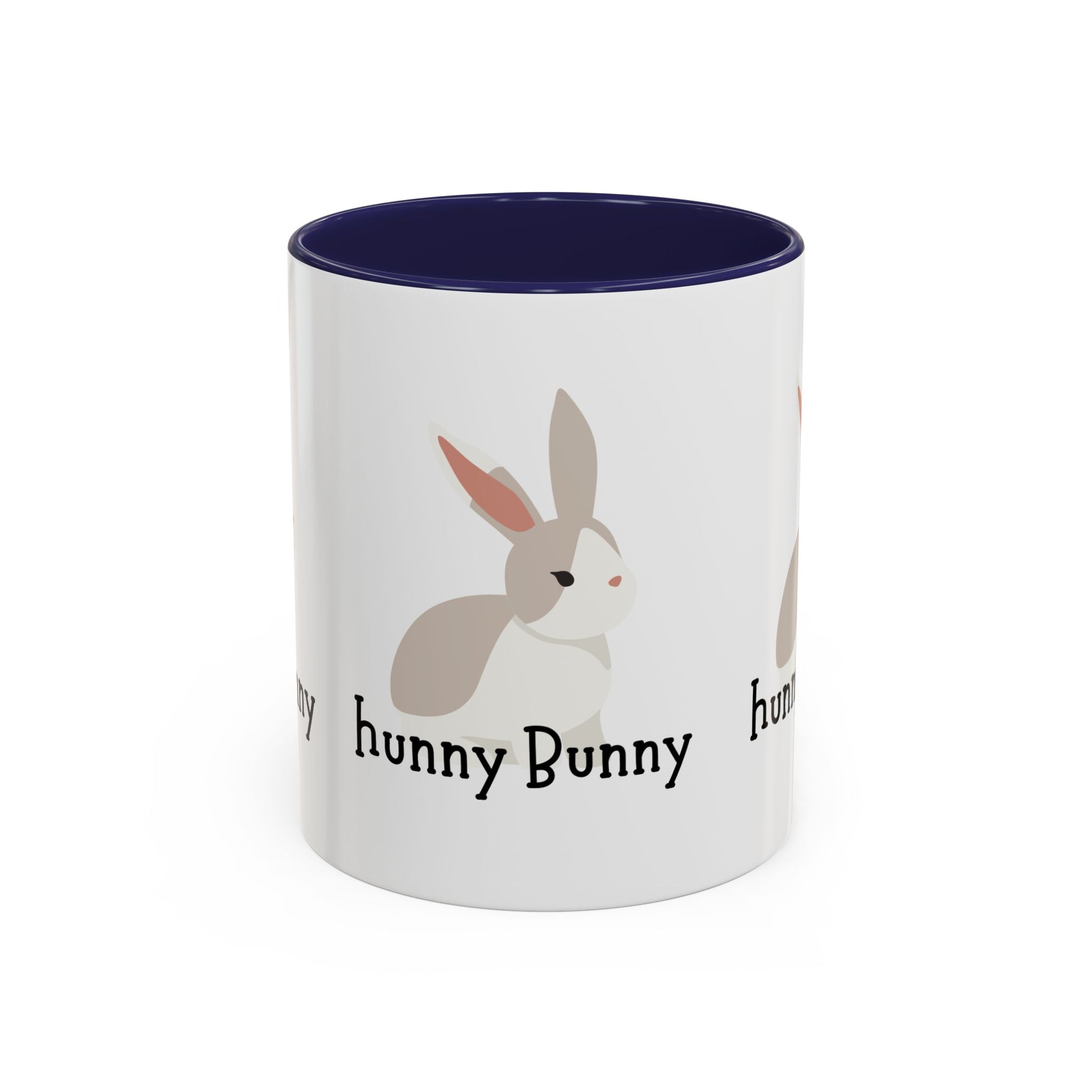 Adorable Bunny Coffee Mug with 'hunny Bunny' Design