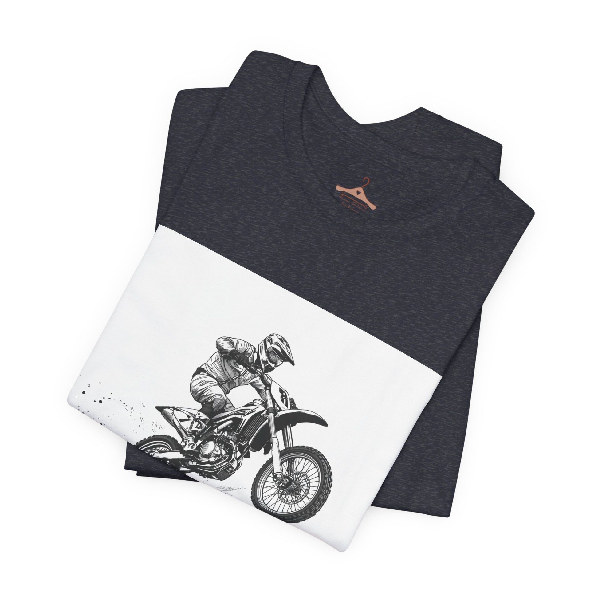 Motocross Jump Tee — Dirt Bike Rider Mountain Graphic T-Shirt