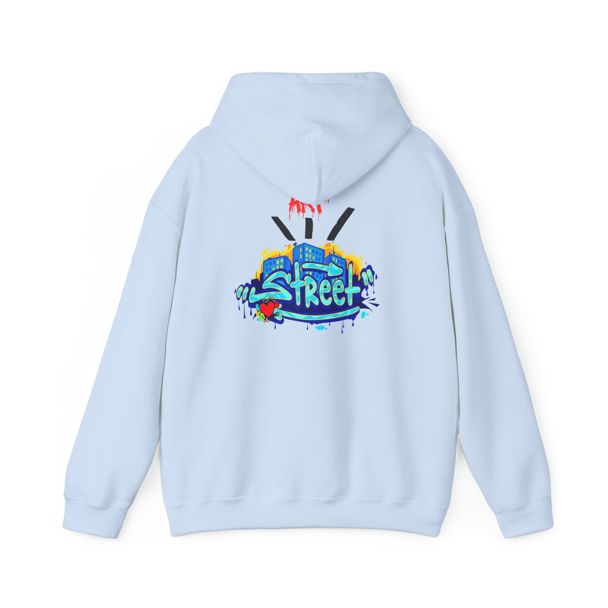 Street Art Inspired Unisex Hoodie, Cool Urban Clothing, Graffiti Sweatshirt