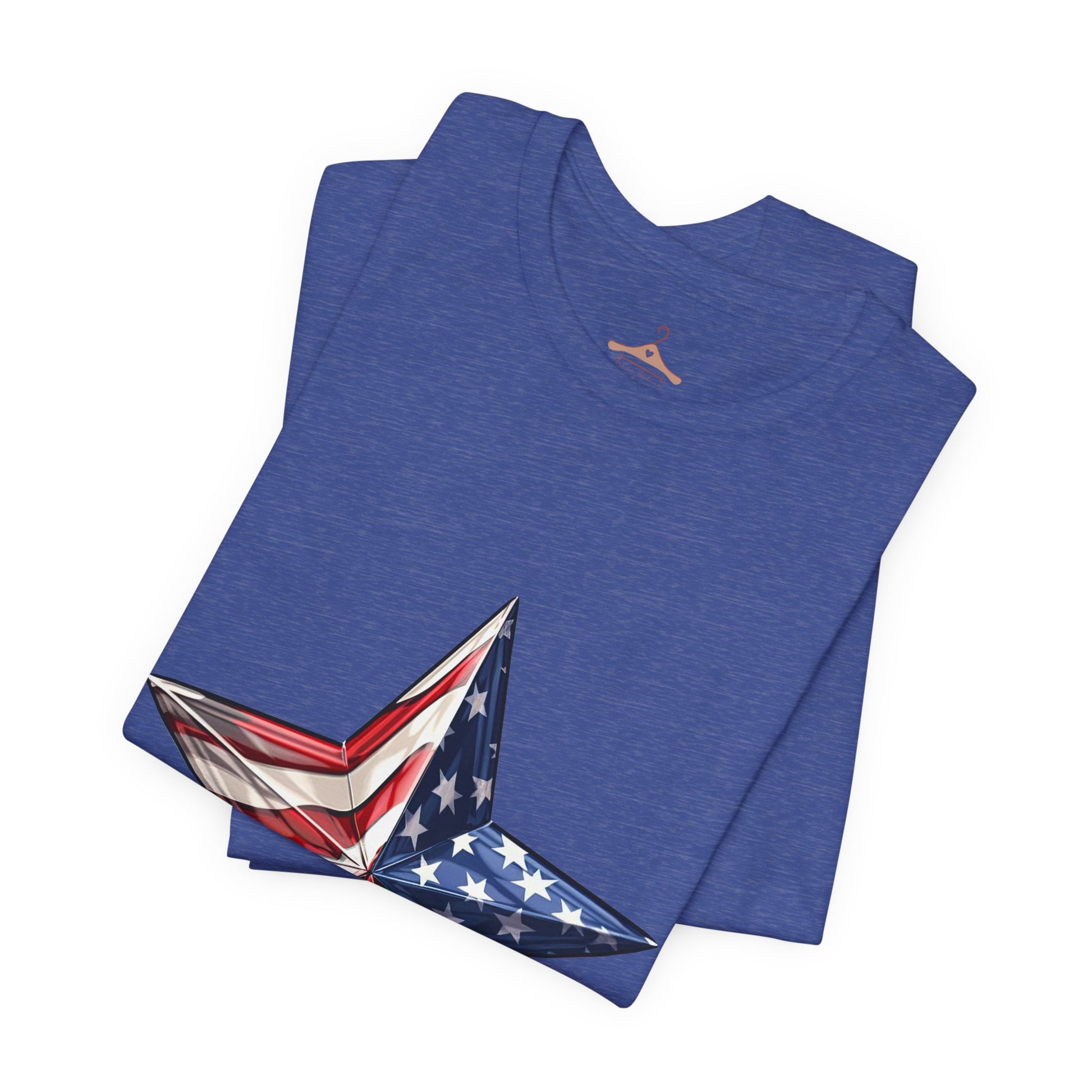 American Flag Star T-Shirt — Patriotic USA Graphic Tee
