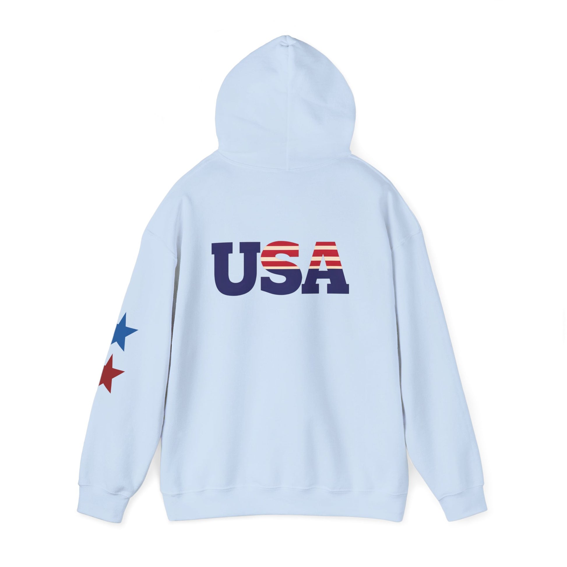 USA Flag Hoodie - Unisex Heavy Blend™ Sweatshirt