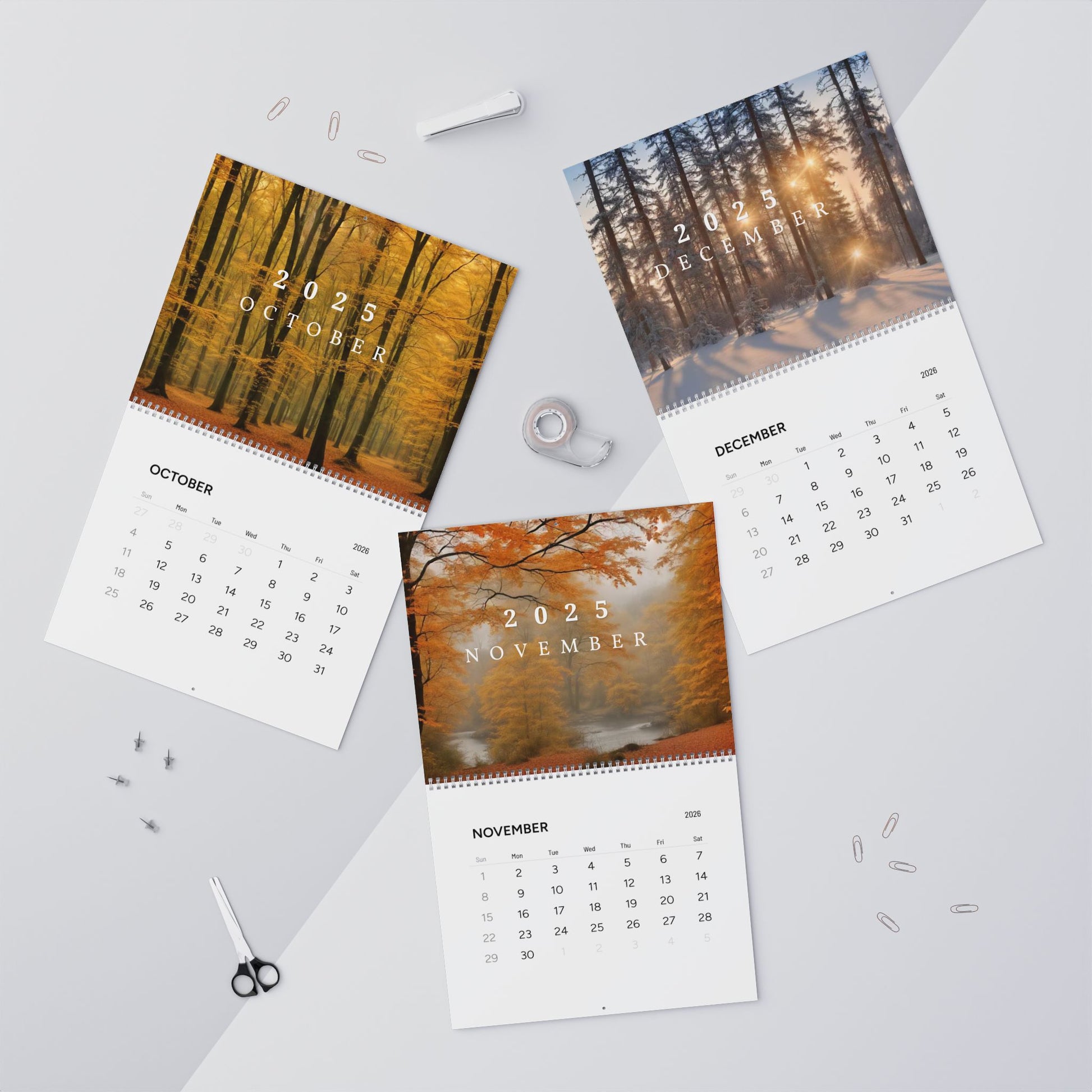 Nature-Inspired Wall Calendar 2026